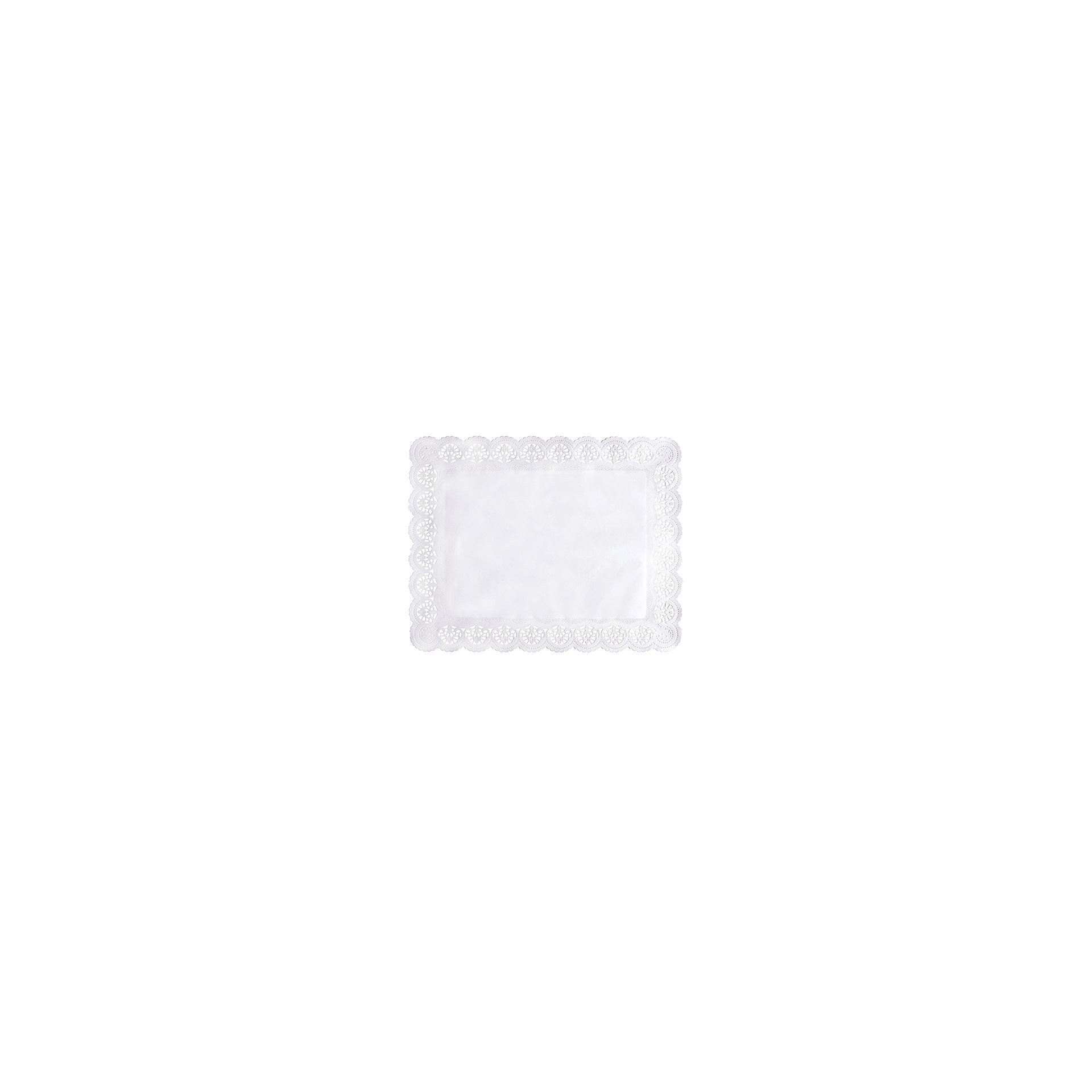 Spitzenpapiere eckig 46 cm x 36 cm weiss Spitzenpapiere eckig 46 cm x 36 cm weiss