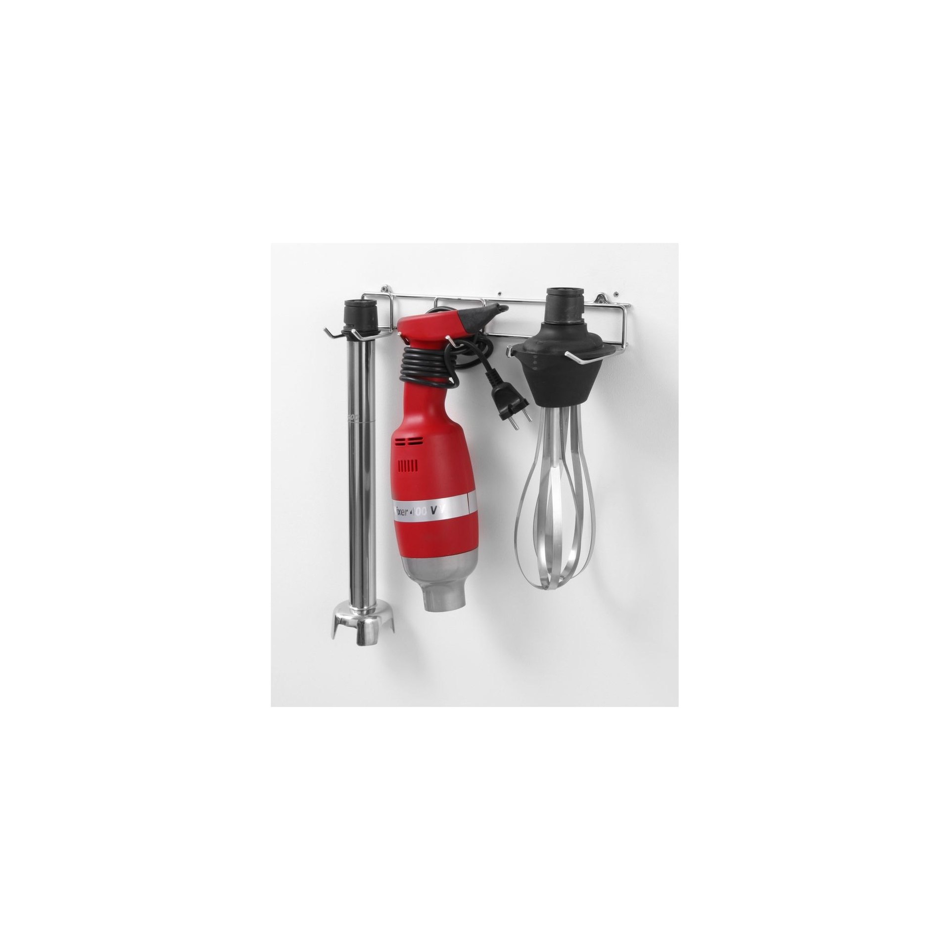 Wandhalterung, Profi Line, 365x130x(H)70mm Stabmixer Profi Line 400 - Geschwindigkeit regelbar, Set inkl. Ablagegestell, Profi Line, 230V/400W, ⌀100x(H)765mm