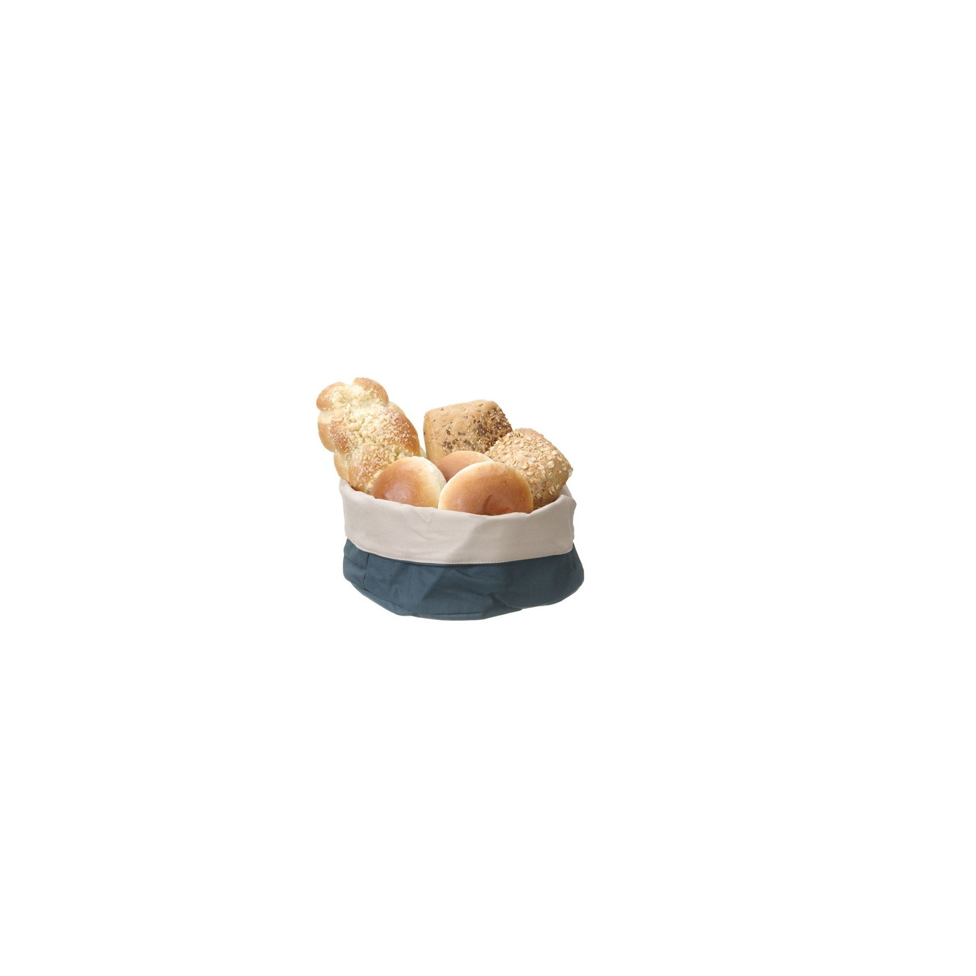 Brottaschen, rund, Dunkelgrau, ⌀250x(H)160mm