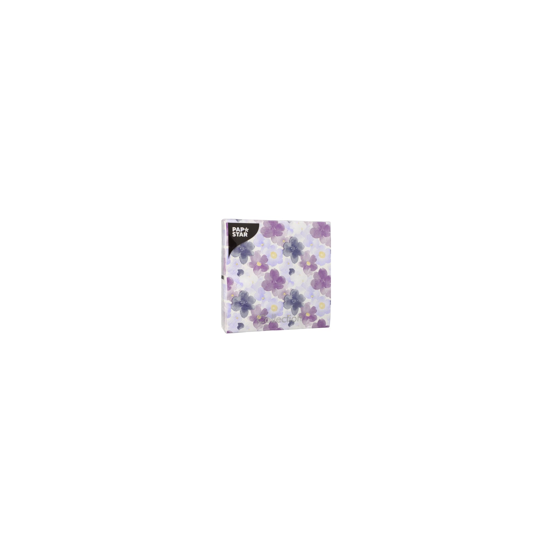 Servietten, 3-lagig 1/4-Falz 33 cm x 33 cm "Aquarell Flowers"