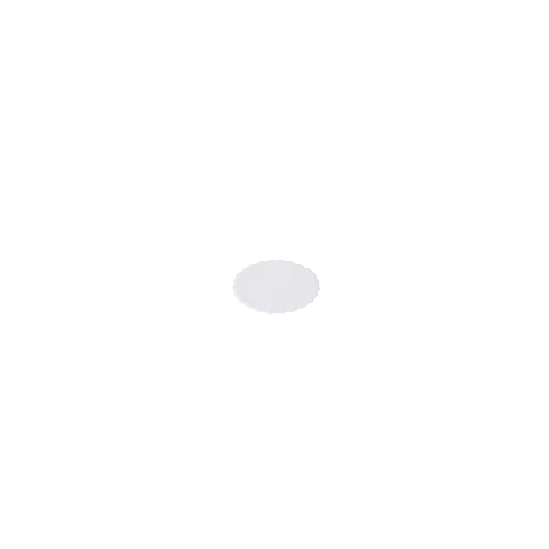 Tropfdeckchen rund Ø 8,5 cm weiss Tropfdeckchen rund Ø 8,5 cm weiss