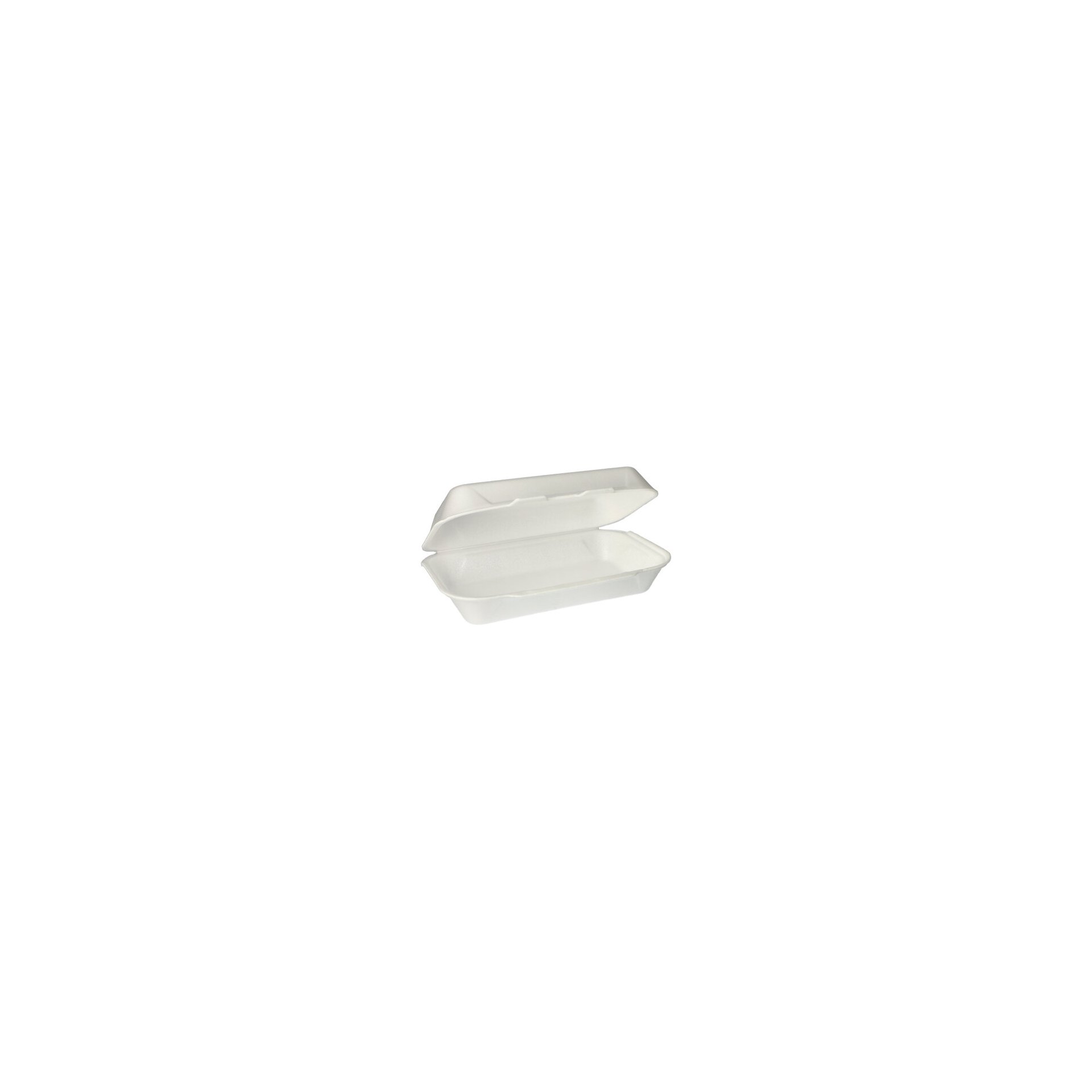 Allzweckboxen mit Klappdeckel, XPS 1800 ml 7,5 cm x 24 cm x 13,3 cm weiss
