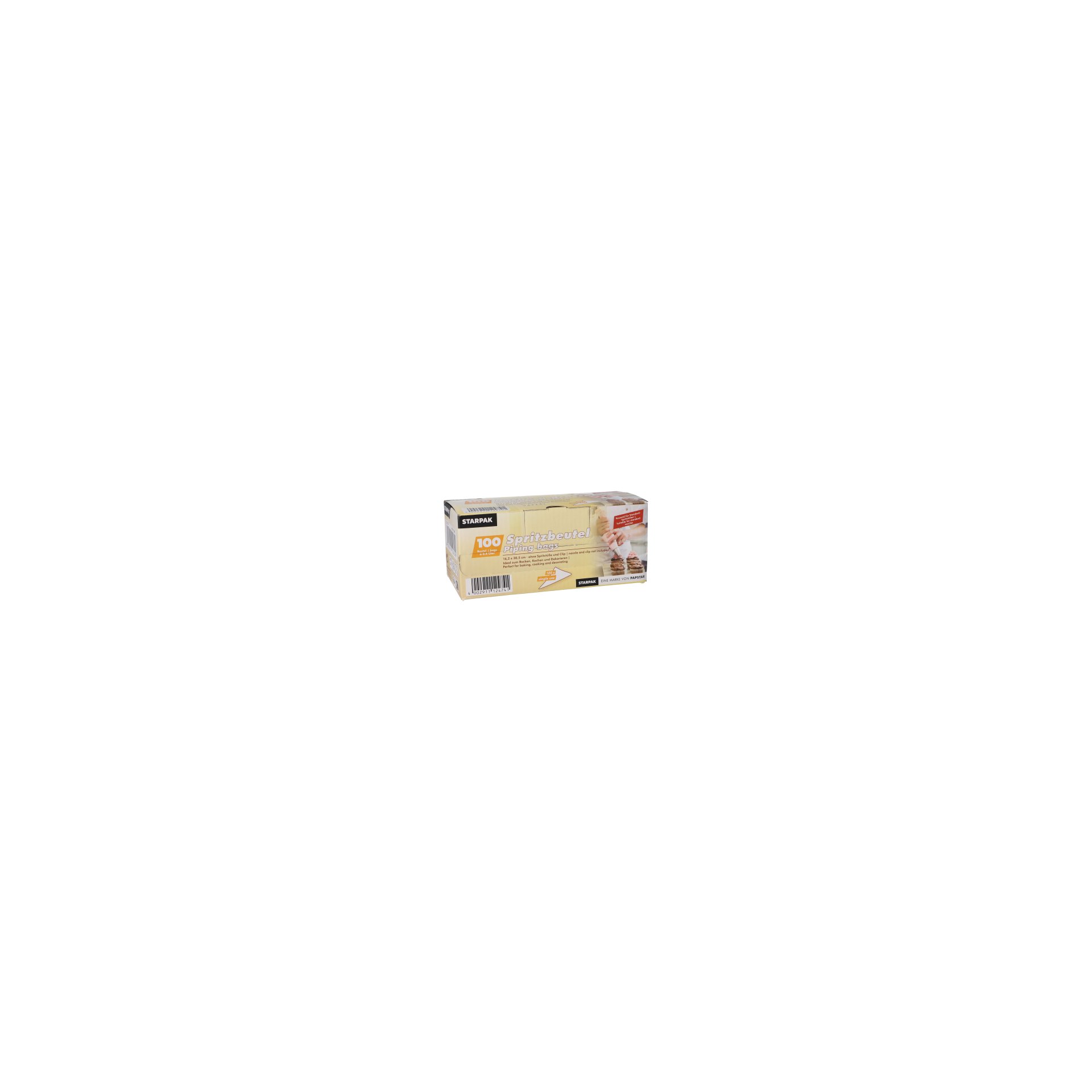 Spritzbeutel 0,4 l 30,5 cm x 16,2 cm transparent Spritzbeutel 0,4 l 30,5 cm x 16,2 cm transparent