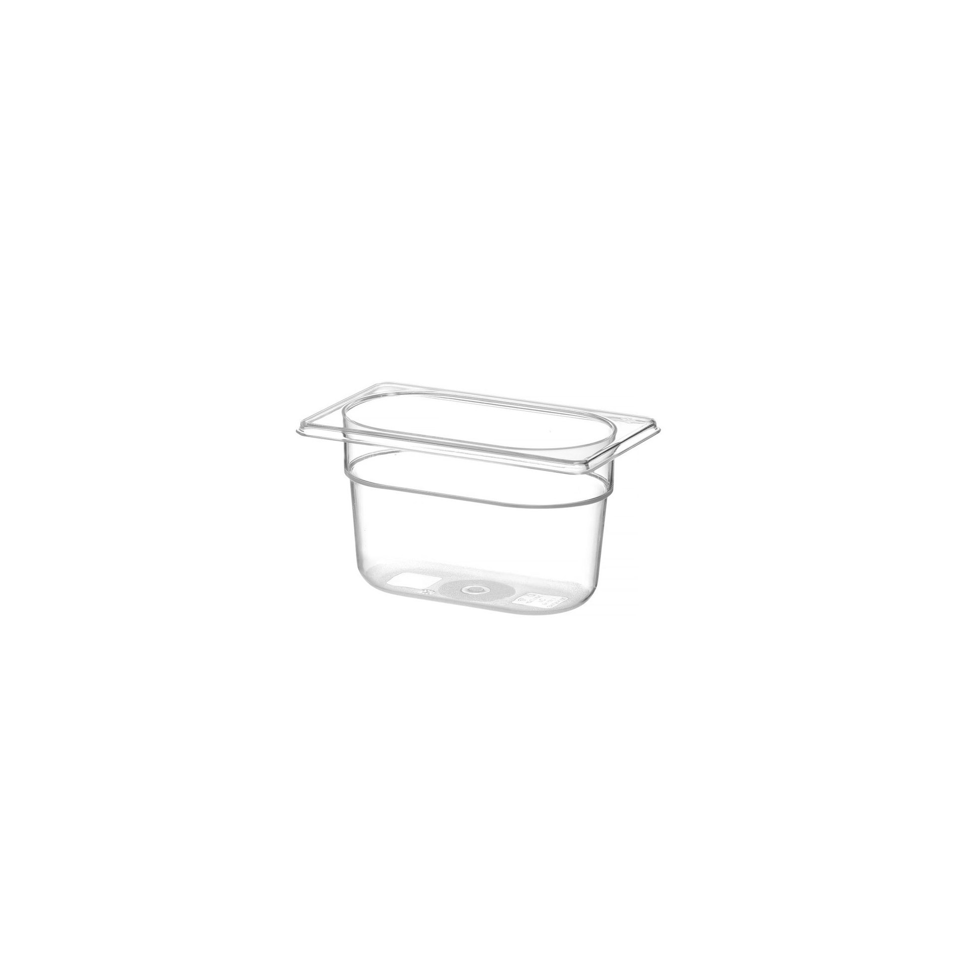 Gastronorm-Behälter 1/9, Profi Line, GN 1/9, 1L, Transparent, 176x108x(H)100mm Gastronorm-Behälter 1/9, Profi Line, GN 1/9, 1L, Transparent, 176x108x(H)100mm