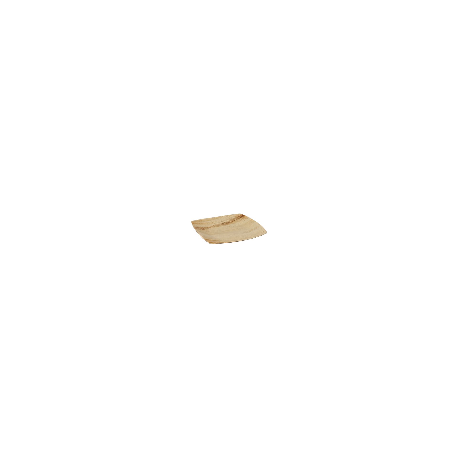Teller, Palmblatt "pure" 15 cm x 15 cm natur "QUADRATO" Teller, Palmblatt "pure" 15 cm x 15 cm natur "QUADRATO"