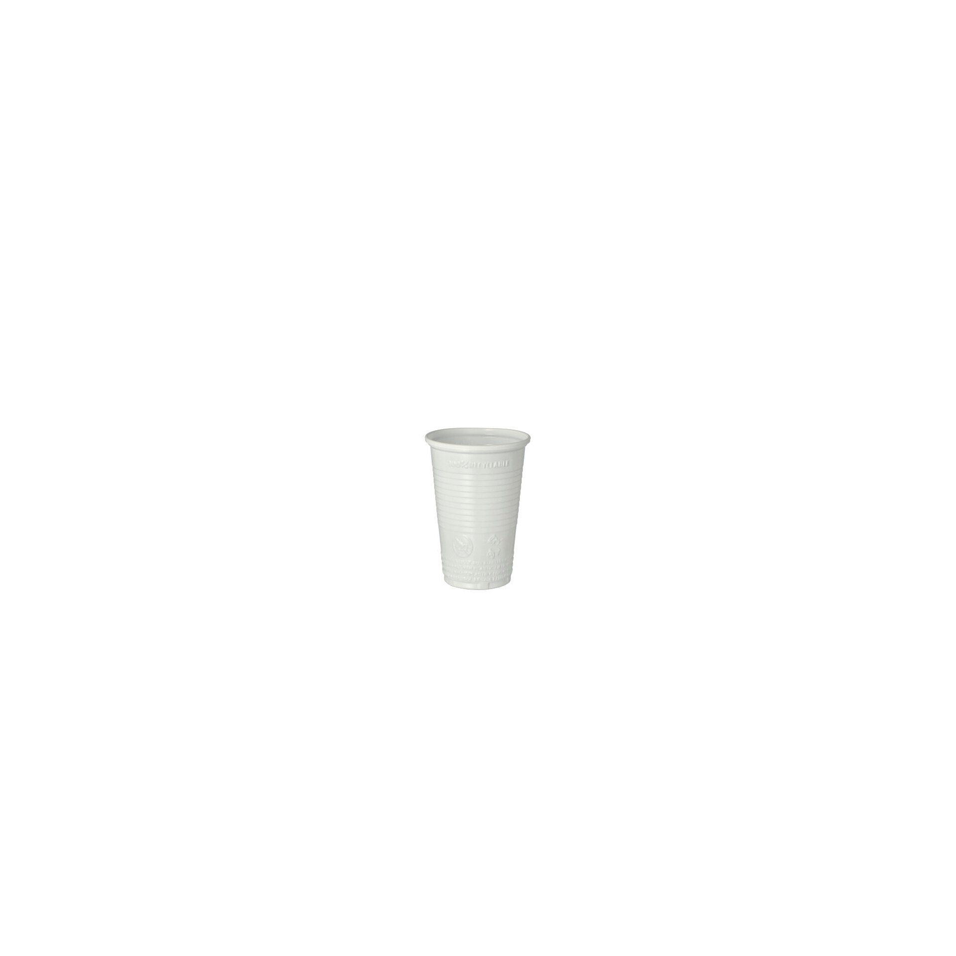 Trinkbecher, PP 0,2 l Ø 7,03 cm · 9,9 cm weiss