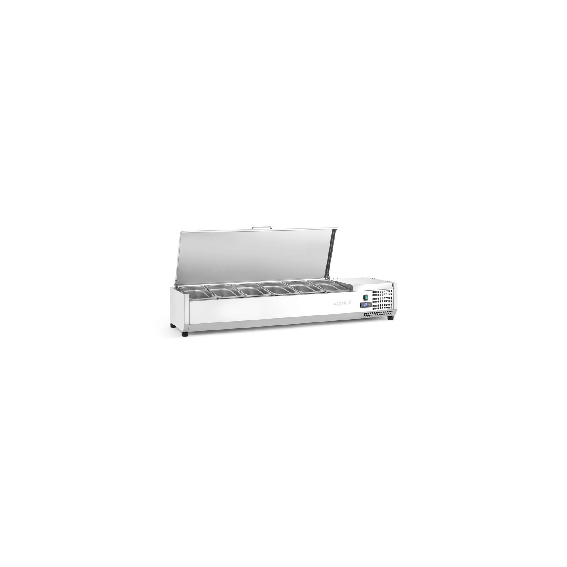 Aufsatz-Kühlvitrine Arktic, 6x GN 1/3 1405x420x630mm