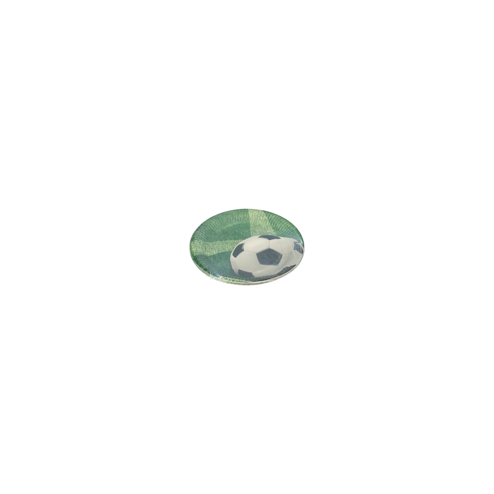 Teller, Pappe rund Ø 23 cm "Football" Teller, Pappe rund Ø 23 cm "Football"