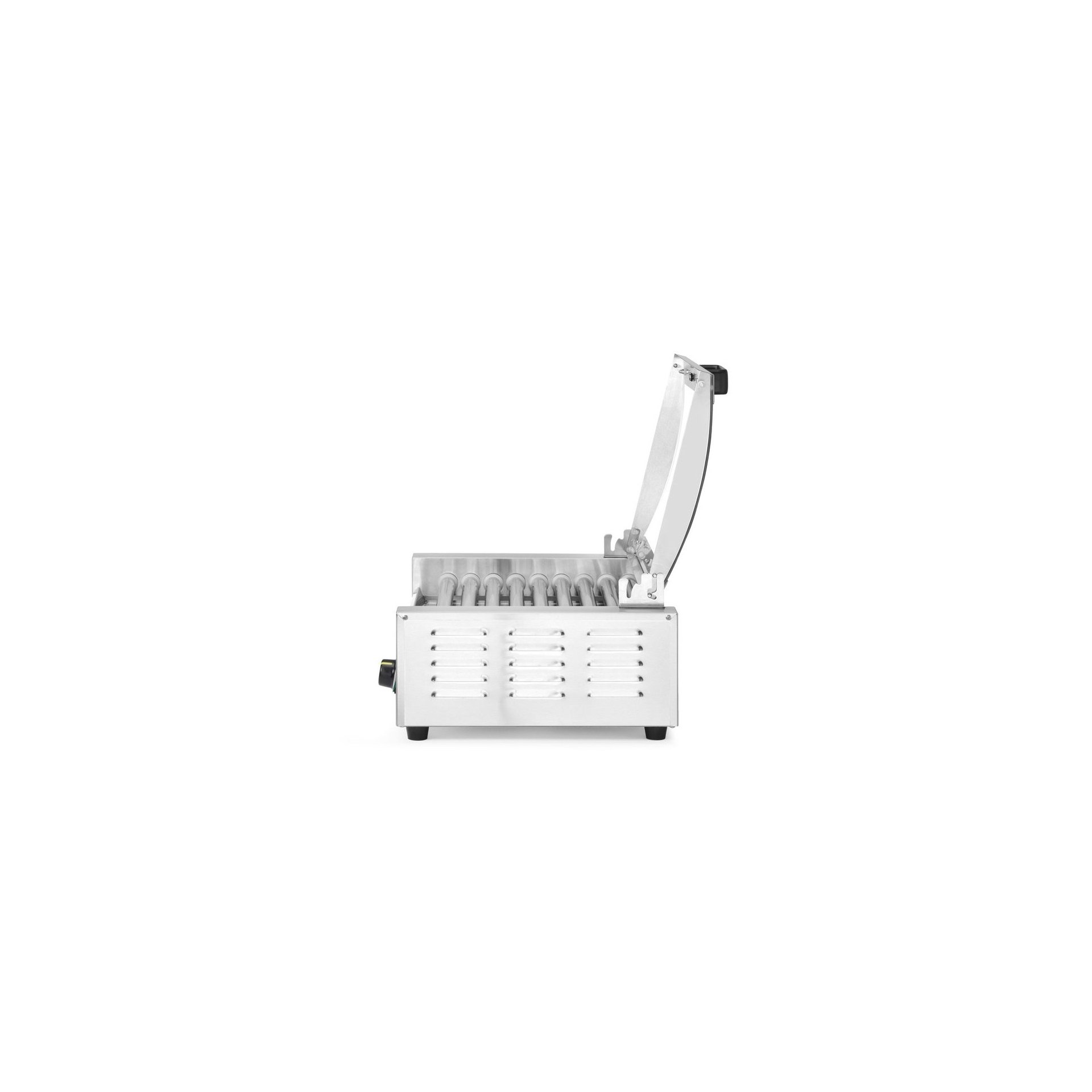 Rollengrill, 1-Zone mit Energiesparabdeckung, 9 Rollen, 230V/790W, 566x450x(H)259mm