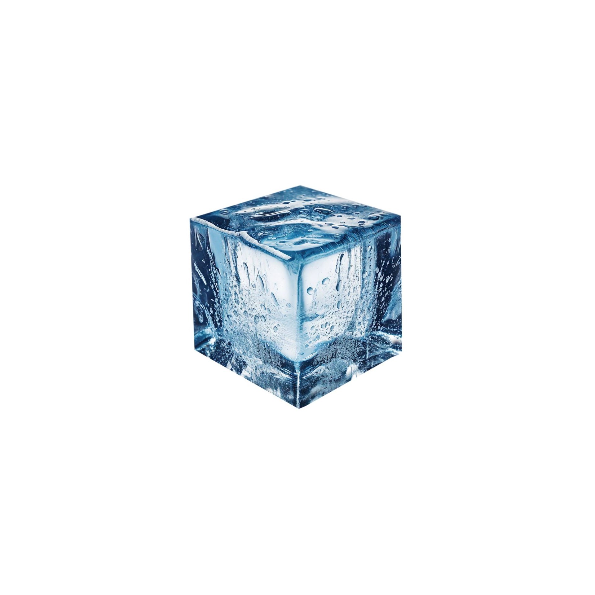 Eiswürfelform, kleine Würfel, BarUp, Blau, 190x120x(H)35mm