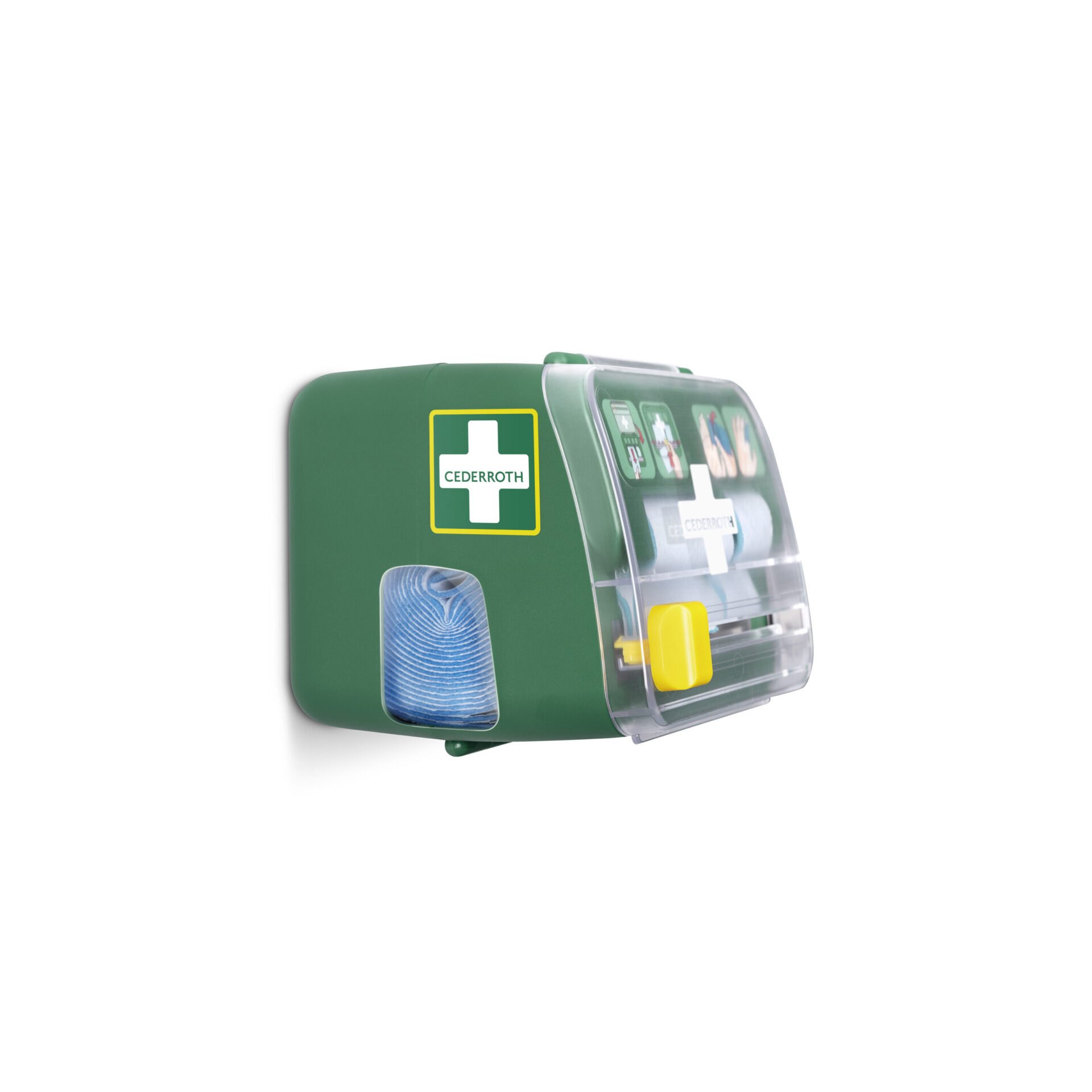 "Cederroth" Soft Foam Bandage Spender 2-in-1 12,3 cm x 13,8 cm x 14,2 cm grün