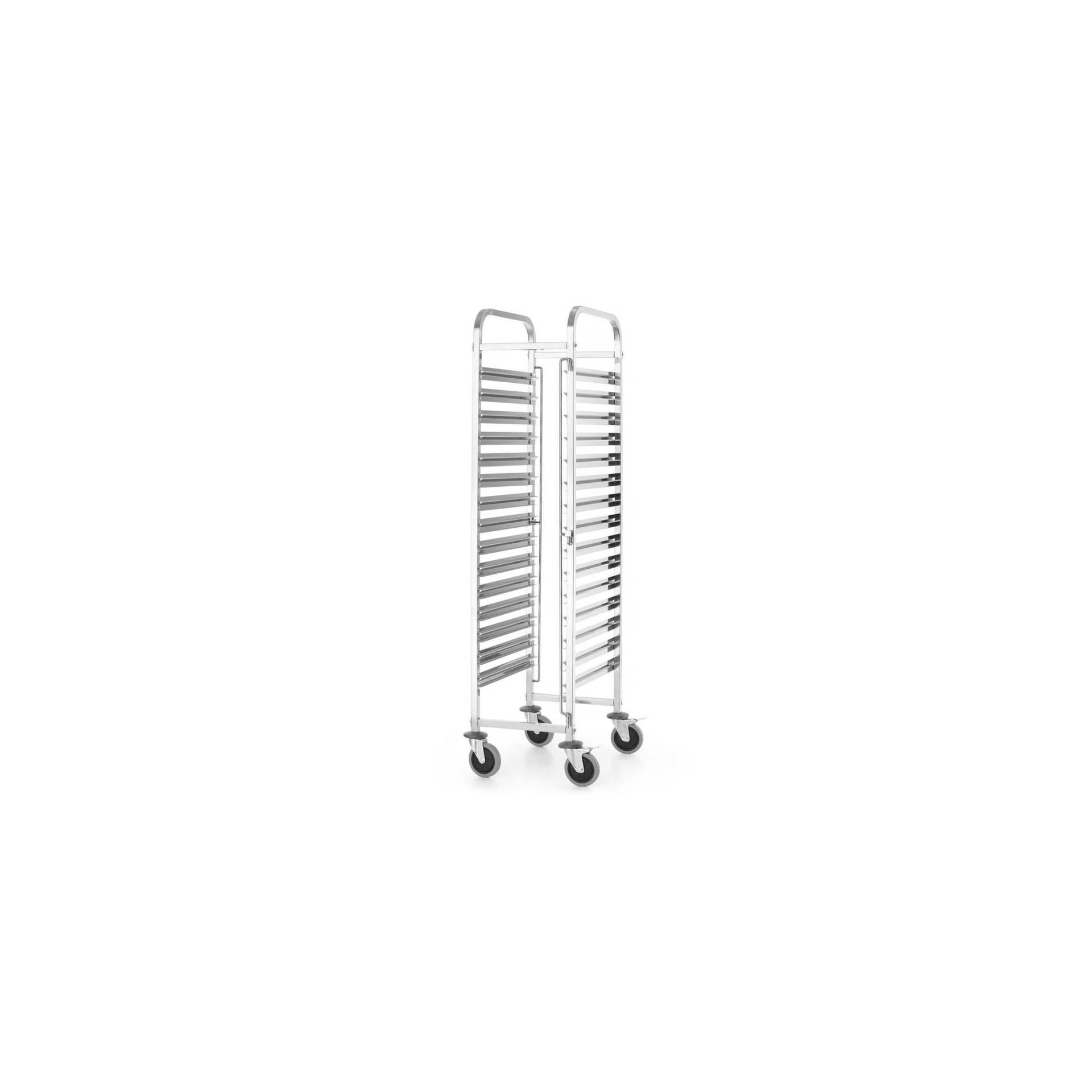 Abräumwagen , Kitchen Line, GN 1/1, Silber, 380x550x(H)1705mm