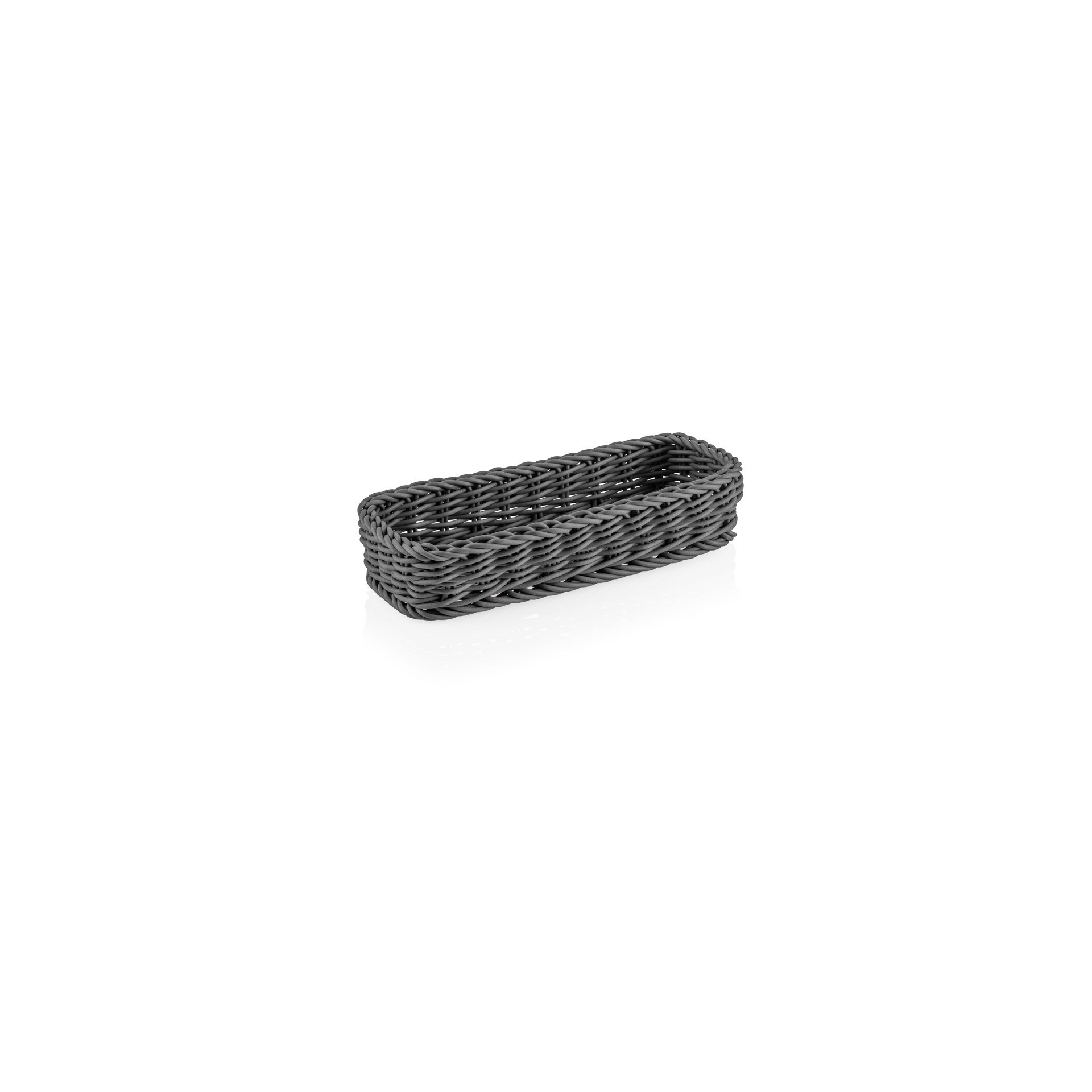 Besteckkorb 27 x 10 x 5 cm, grau Besteckkorb 27 x 10 x 5 cm, grau