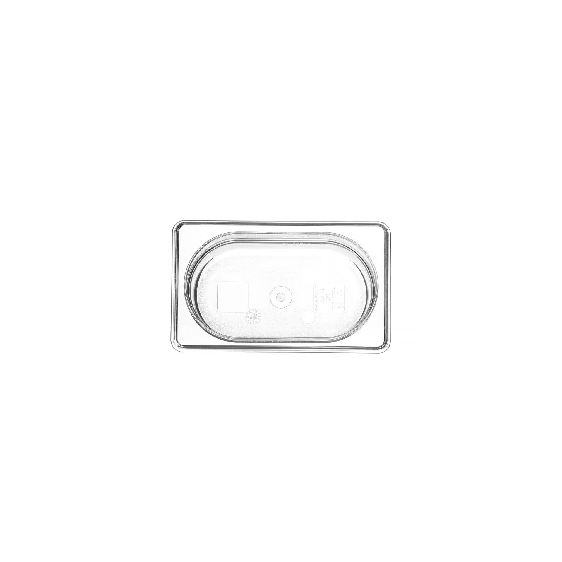 Gastronorm-Behälter 1/9, Profi Line, GN 1/9, 0,6L, Transparent, 176x108x(H)65mm
