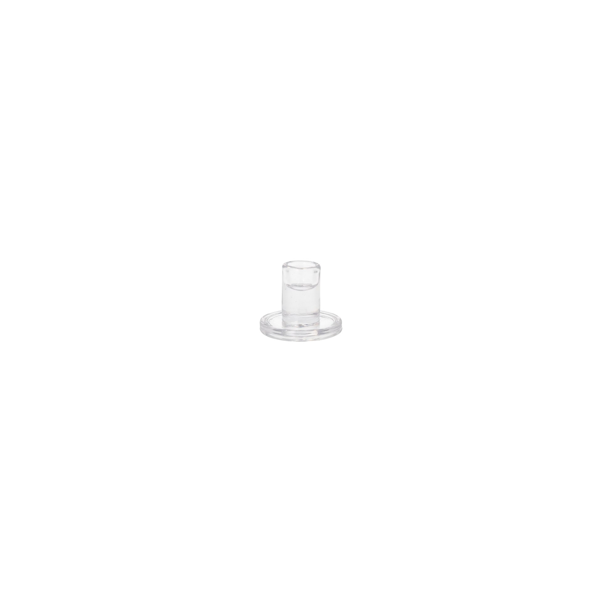 Kerzenhalter Glas Ø 6,6 cm · 5,8 cm Kerzenhalter Glas Ø 6,6 cm · 5,8 cm