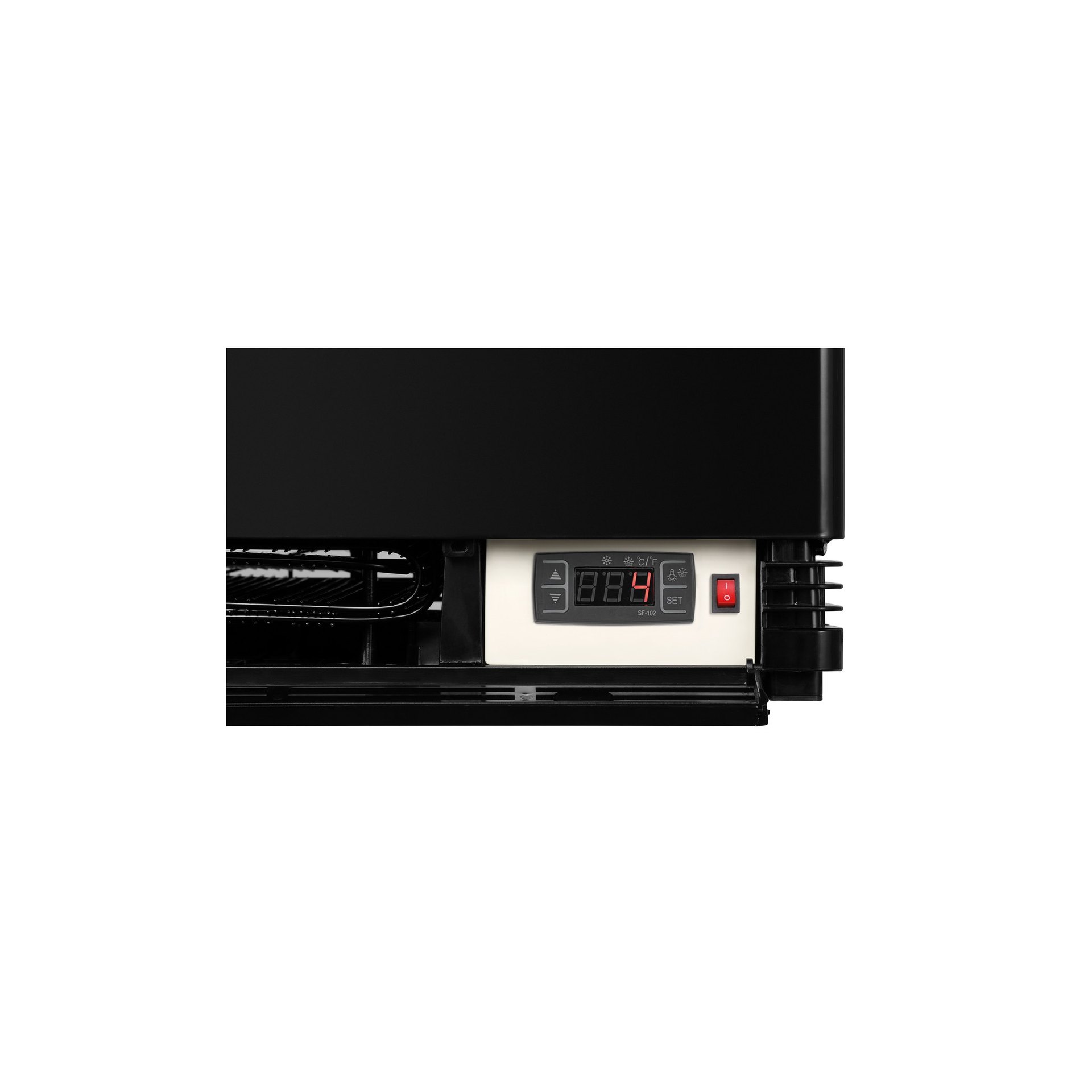 Mini-Kühlvitrine 78L, schwarz Mini-Kühlvitrine 78L, schwarz