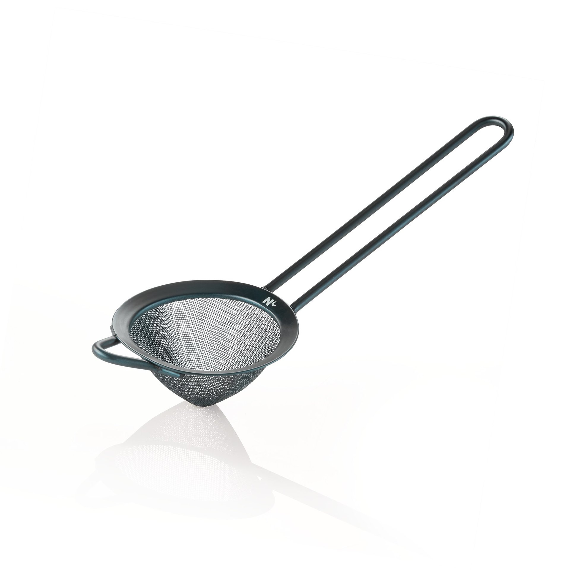 Feinmaschiges Sieb NOCTURN, Ø 9 cm, 25,5 cm, blau matt