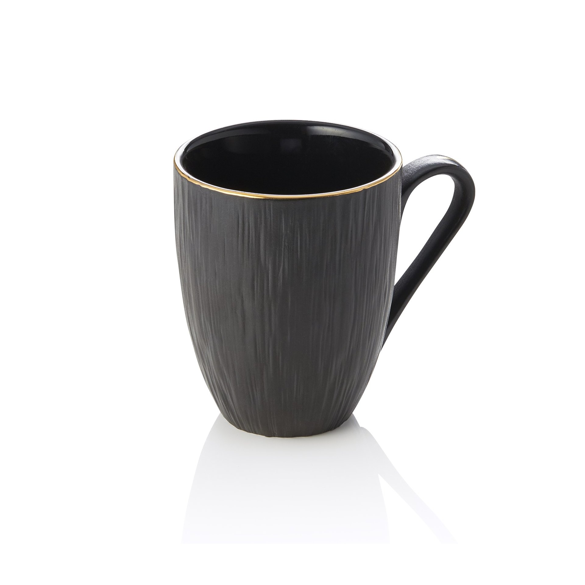 Becher Set MAYA KURO, Ø 8,5 cm, 330 ml, schwarz