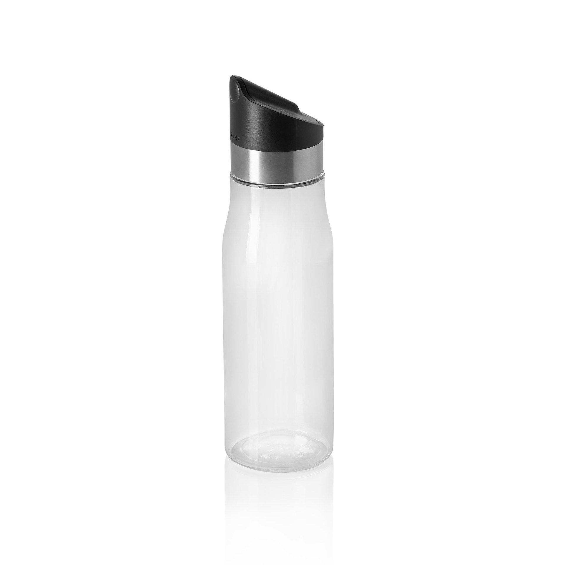 Karaffe mit Drehverschluss, 850 ml, Ø 7,5 cm, Borosilikatglas, ABS Kunststoff, Silikon