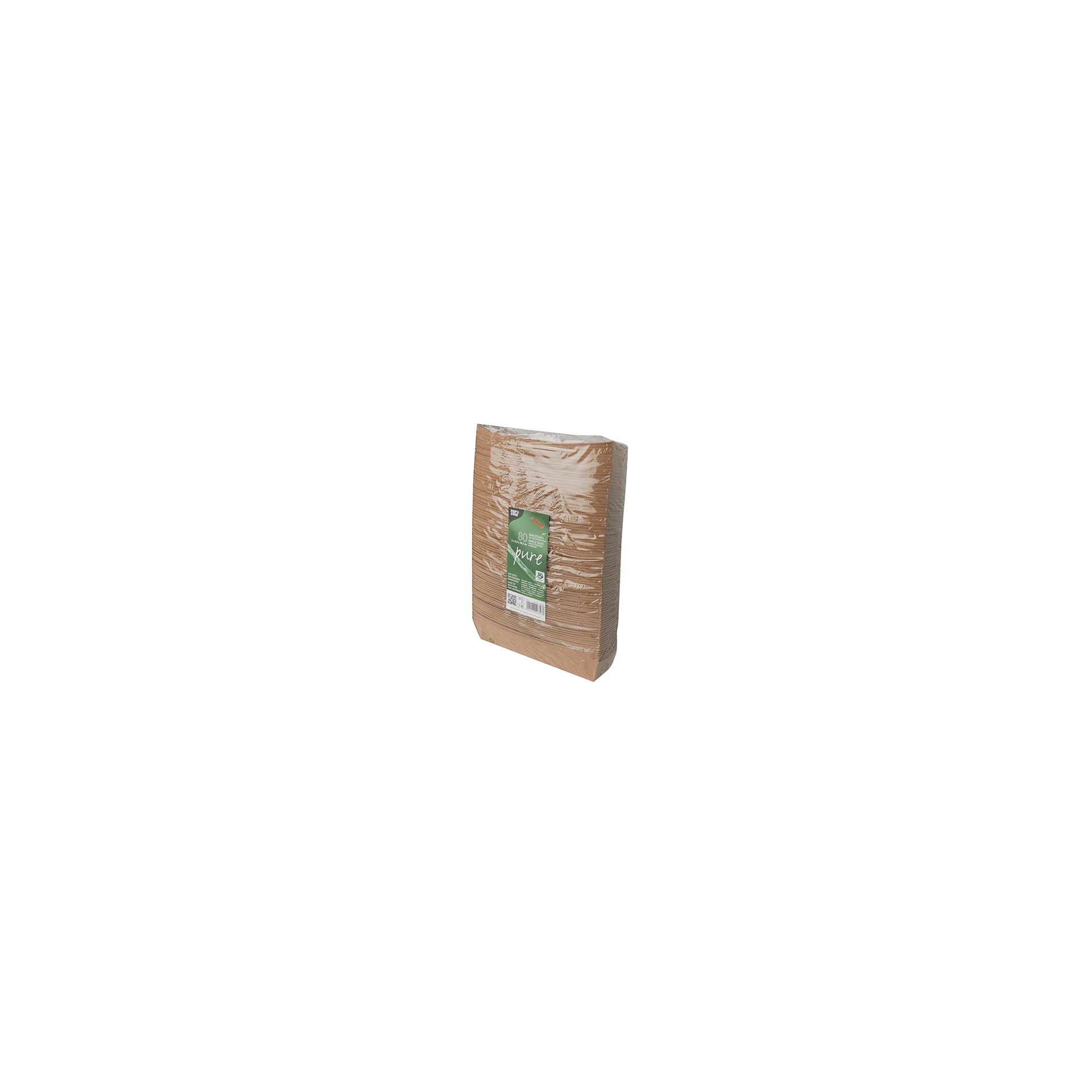 Snacktrays, Pappe "pure" 3,5 cm x 3,3 cm x 18,5 cm braun "100% Fair" Snacktrays, Pappe "pure" 3,5 cm x 3,3 cm x 18,5 cm braun "100% Fair"