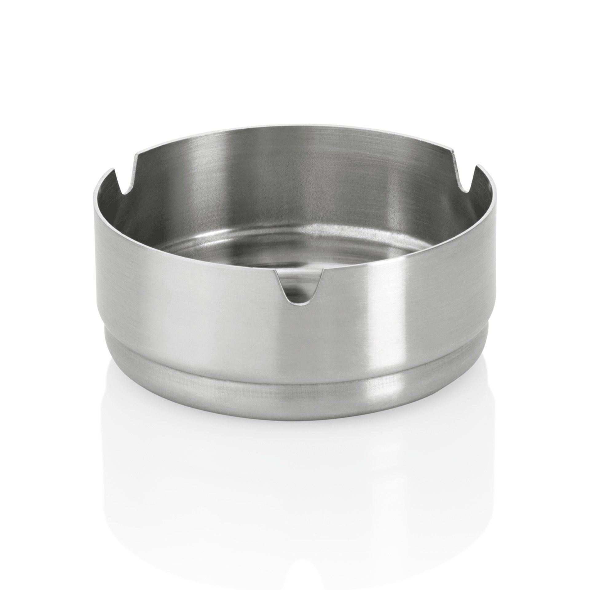 Aschenbecher Ø 8 cm Chromnickelstahl Aschenbecher Ø 12 cm Chromnickelstahl
