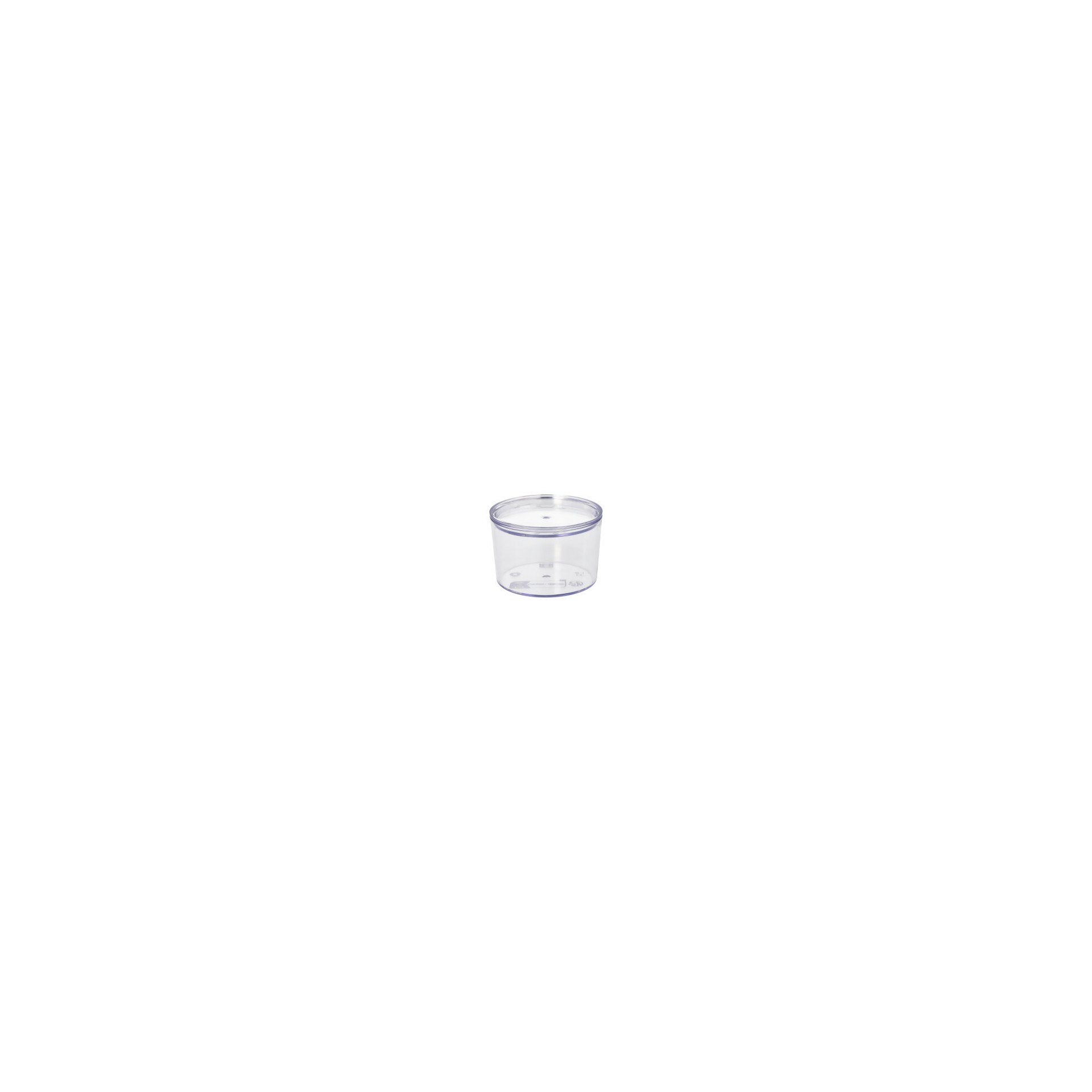 Mehrweg-Becher + Deckel rund 190 ml Ø 8 cm · 5,4 cm transparent "Cella" Mehrweg-Becher + Deckel rund 190 ml Ø 8 cm · 5,4 cm transparent "Cella"