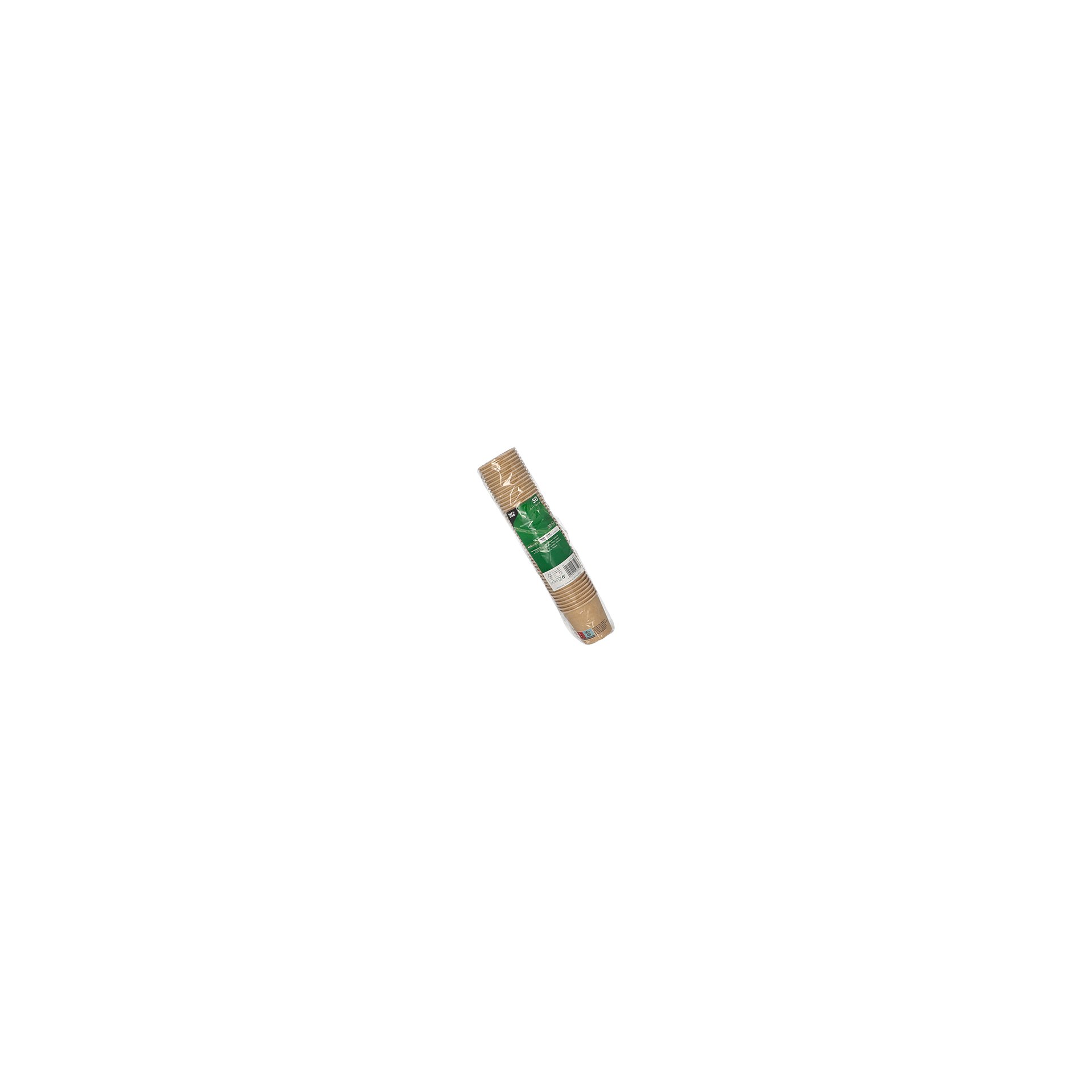 Trinkbecher, Pappe 0,1 l Ø 6 cm · 6 cm braun