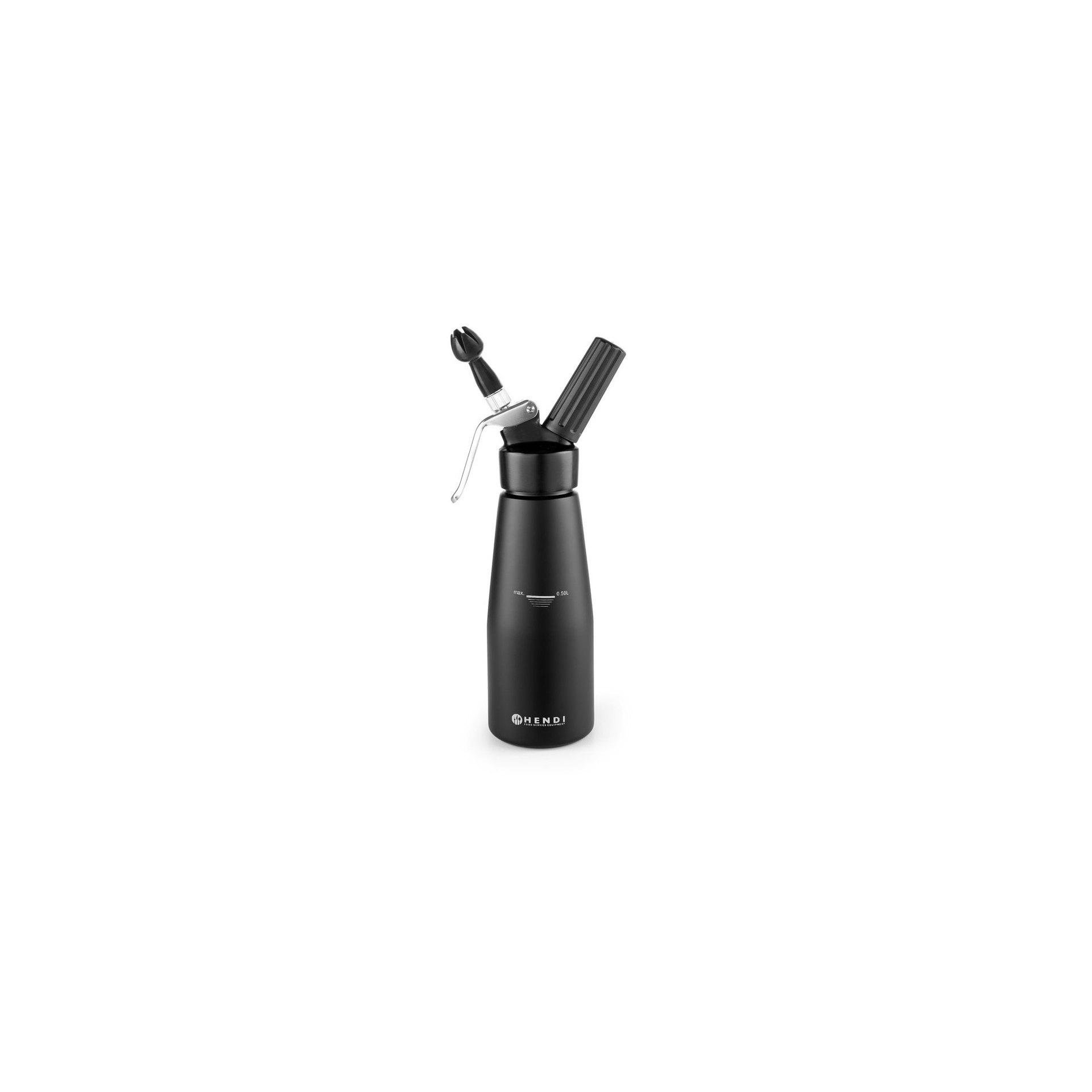 Sahnespender, schwarz, Kitchen Line, 0,5L, Schwarz, ⌀80x(H)260mm Sahnespender, schwarz, Kitchen Line, 0,5L, Schwarz, ⌀80x(H)260mm
