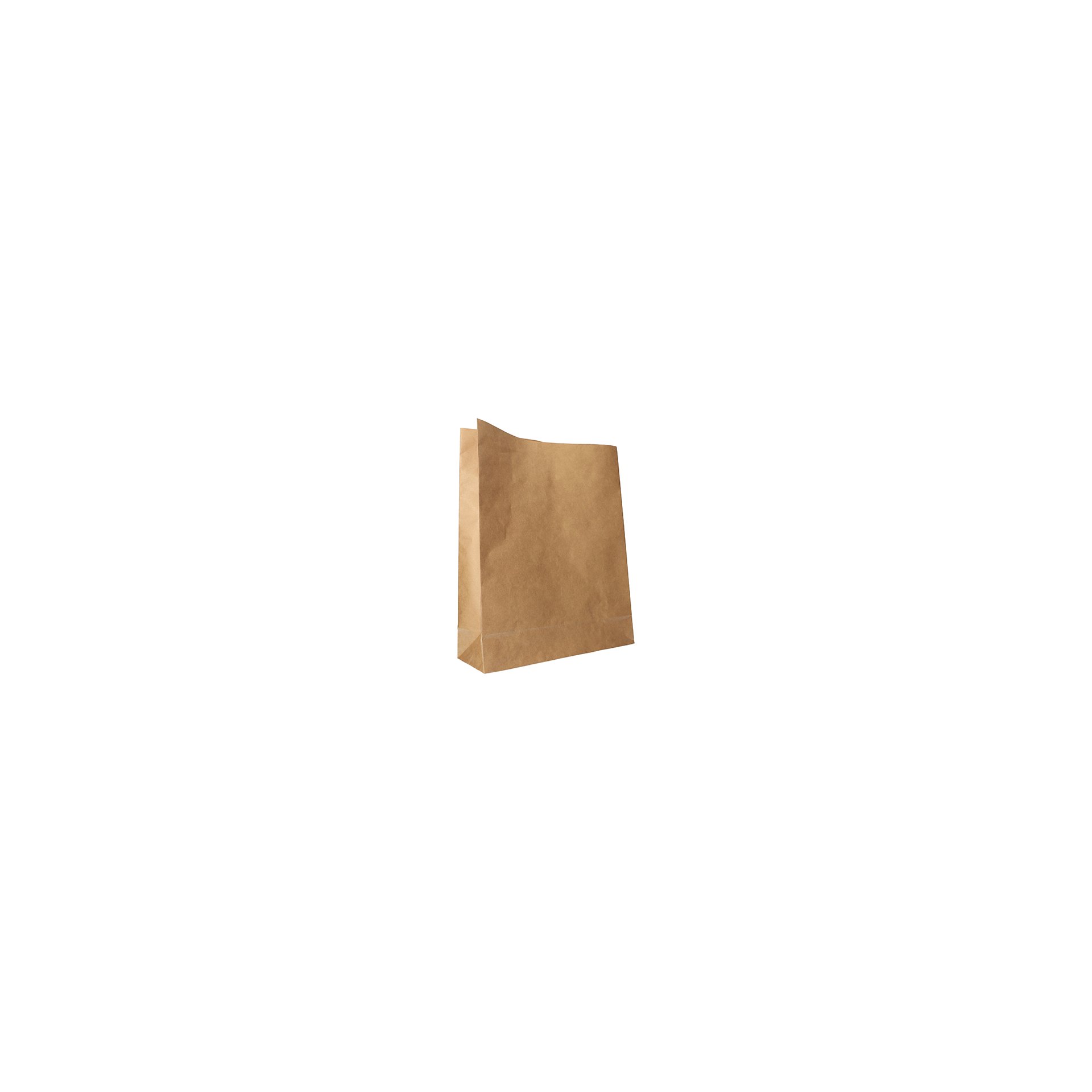 Blockbodenbeutel, Kraftpapier 40 cm x 32 cm x 11 cm braun
