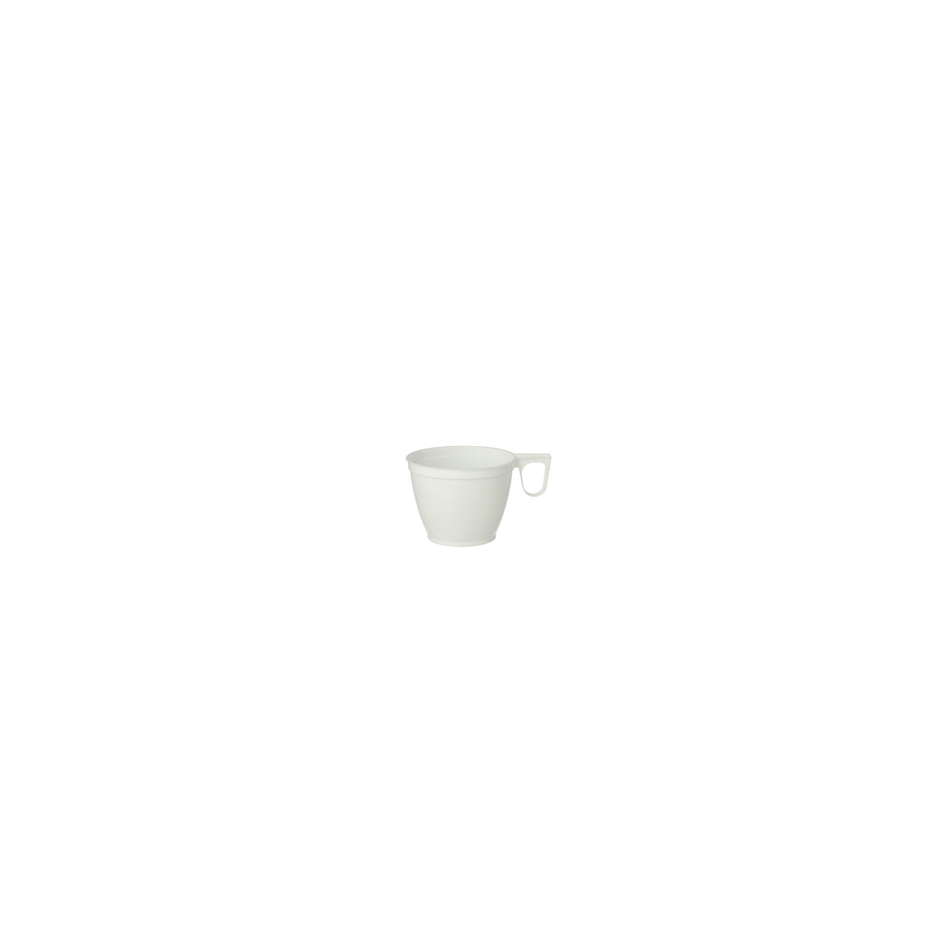 Kaffeetassen, PS 0,18 l Ø 7,8 cm · 6 cm weiss Kaffeetassen, PS 0,18 l Ø 7,8 cm · 6 cm weiss