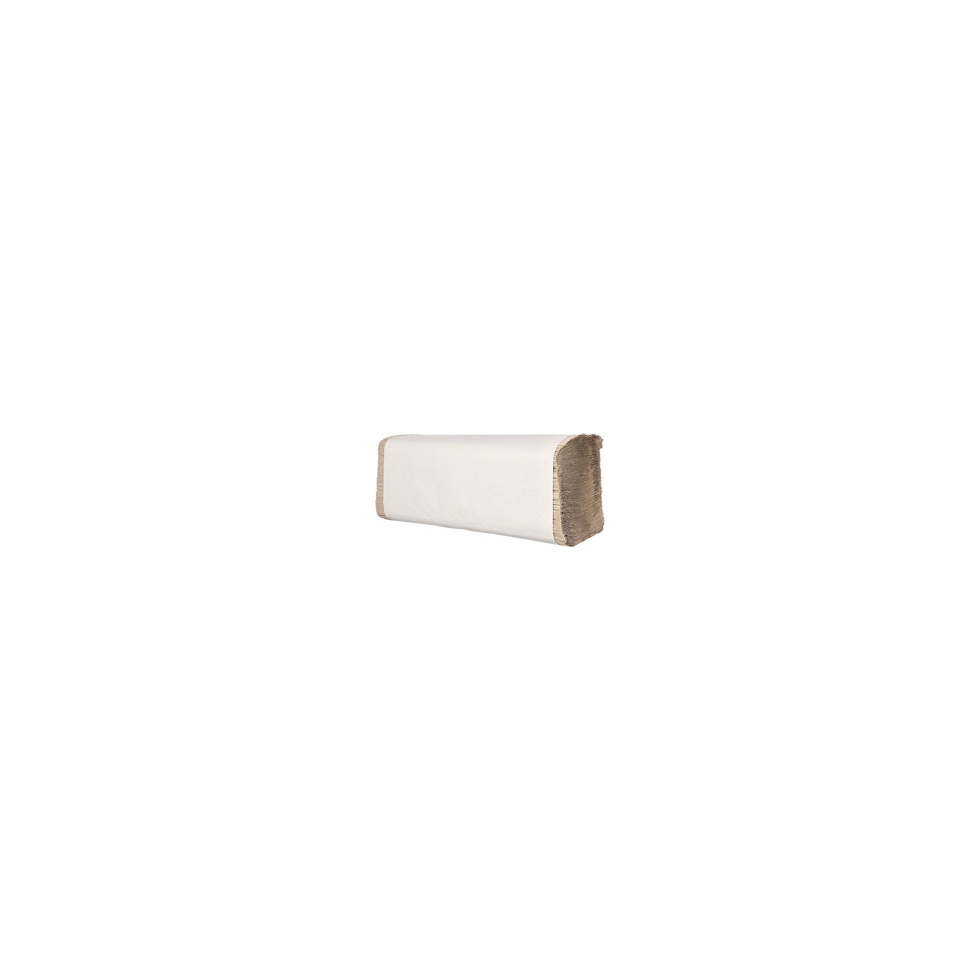 Blatt Handtuchpapier V-Falz 23 cm x 25 cm natur Zick-Zack, 1-lagig (20 x 250)