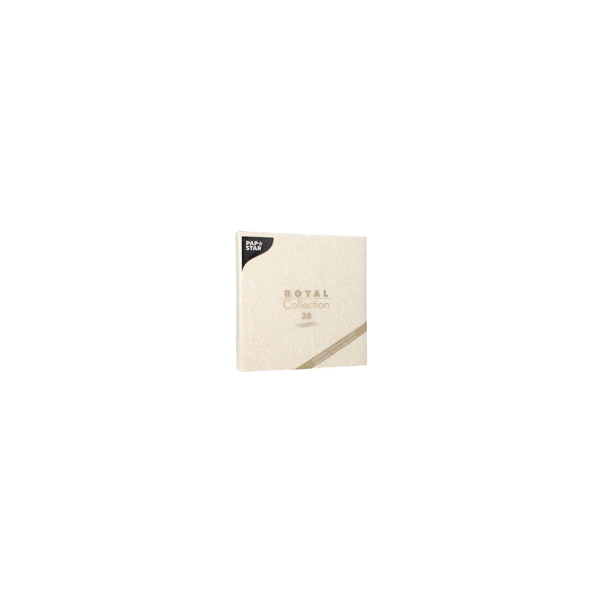 Servietten "ROYAL Collection" 1/4-Falz 40 cm x 40 cm champagner "Casali"