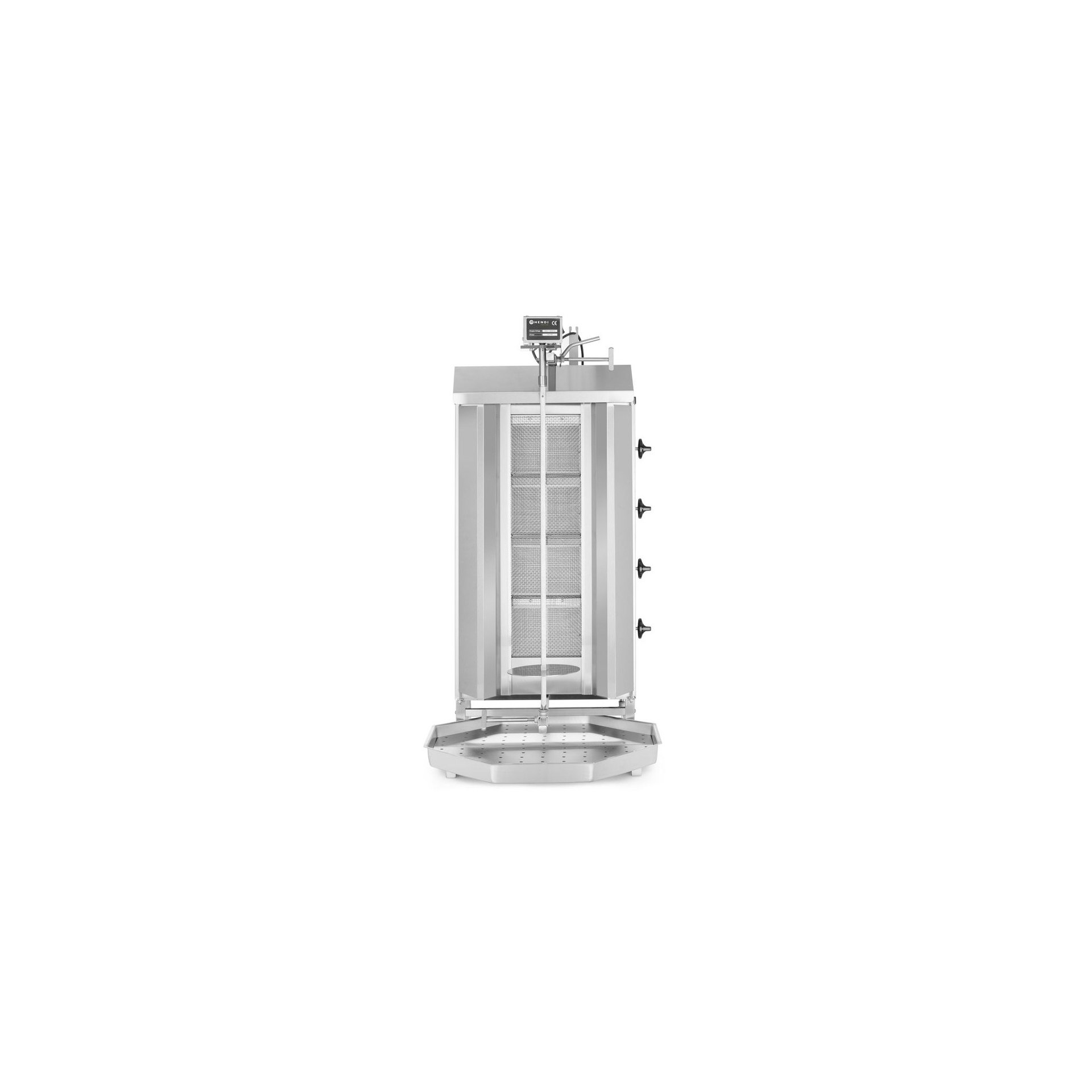 Gas Kebab Grill, Profi Line, 230V/16W, 13kW, 735x745x(H)1110mm