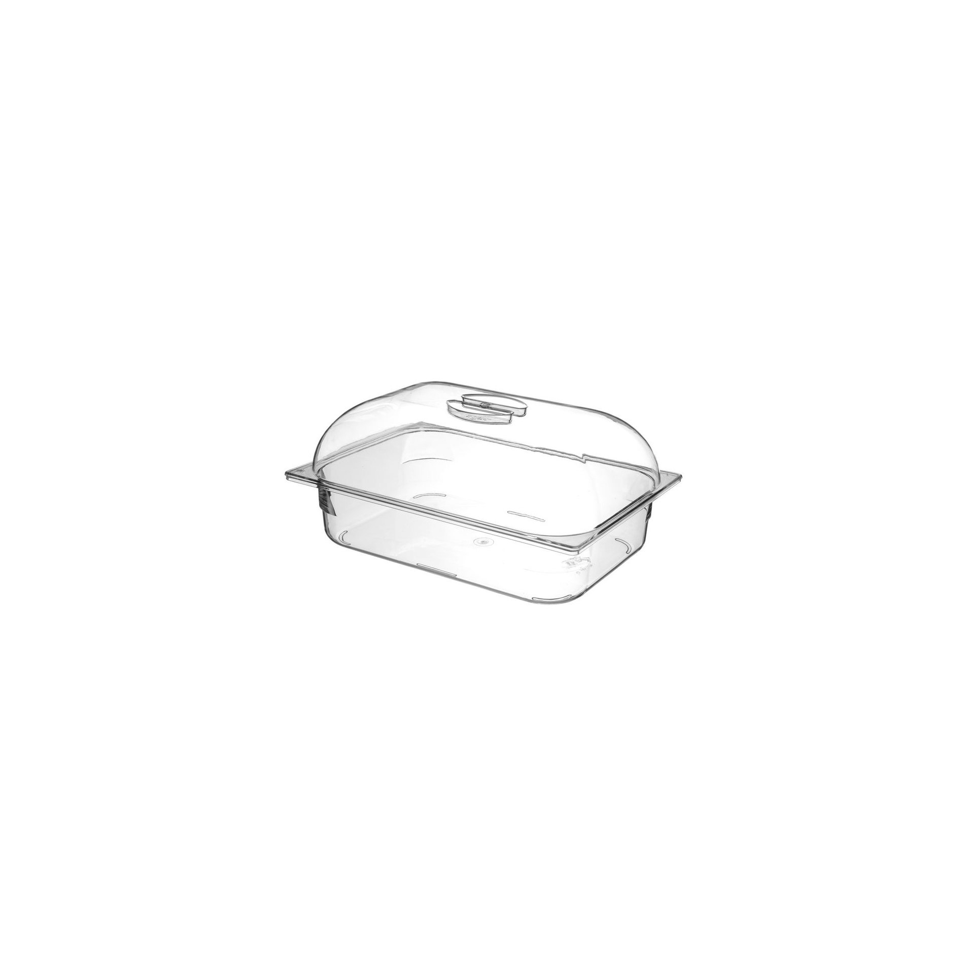 Eiscreme-Behälter Polycarbonat, 5L, Transparent, 360x250x80mm Eiscreme-Behälter Polycarbonat, 5L, Transparent, 360x250x80mm