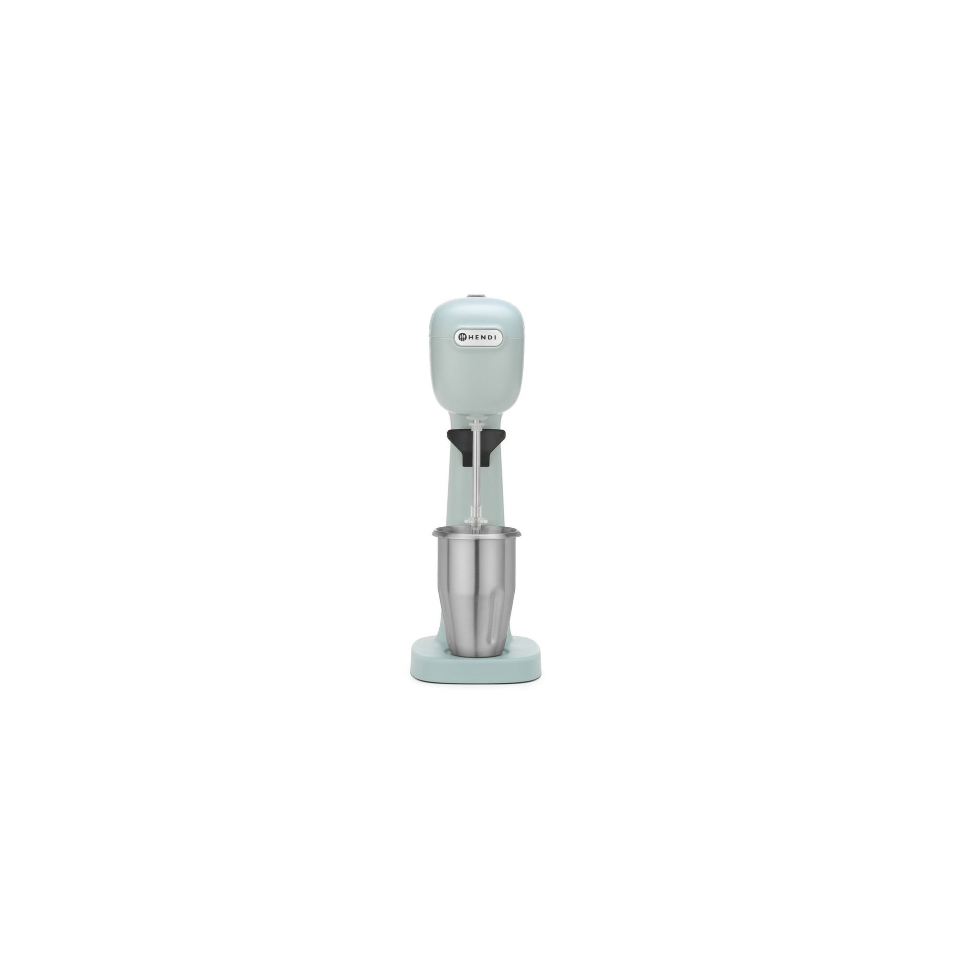 Milchshake-Mixer , designed by Robert Bronwasser, Blau, 220-240V/400W, 170x196x(H)490mm Milkshake Mixer BPA-frei - Design by Bronwasser, Blau, 230V/400W, 170x210x(H)485mm
