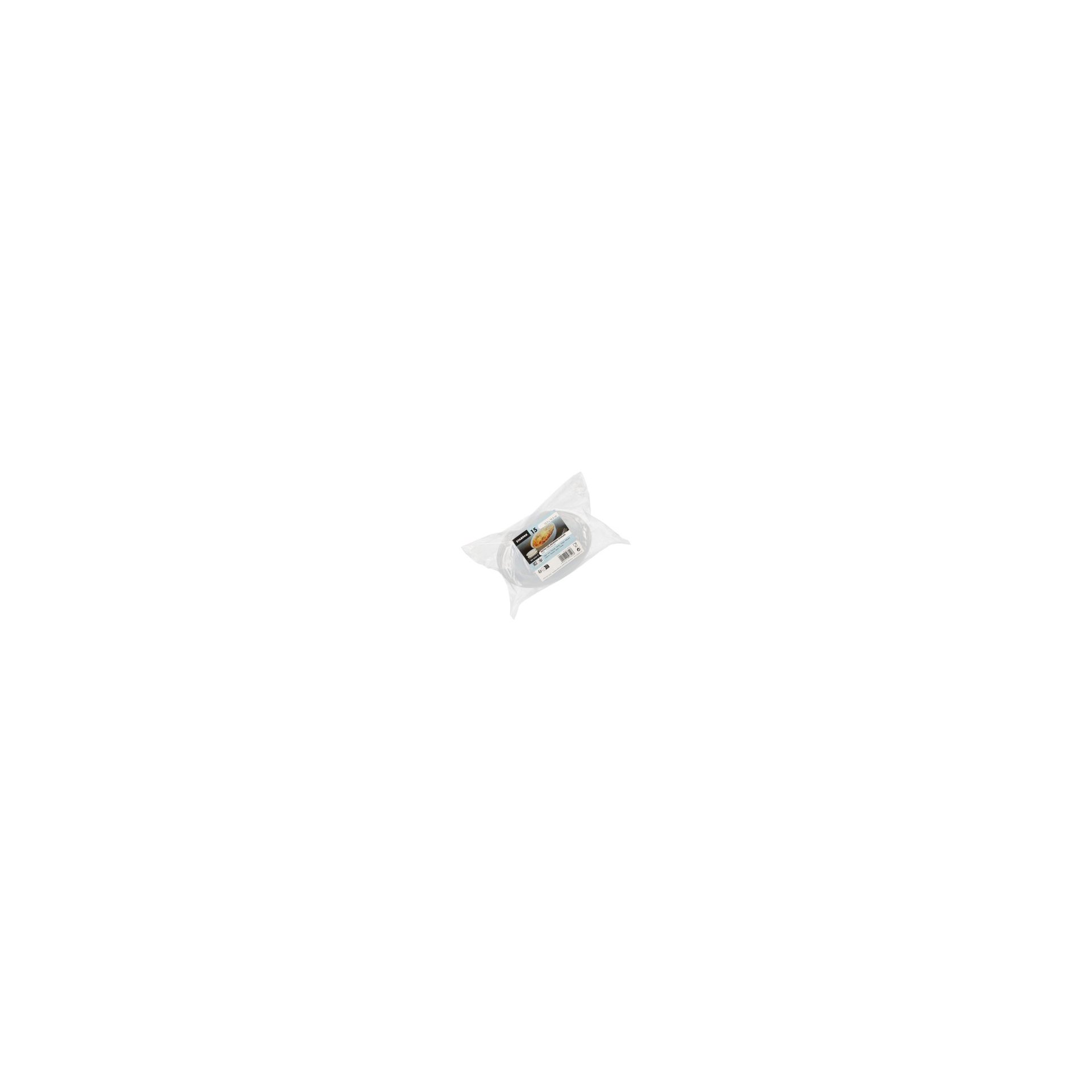 Mehrweg-Deckel PP für Schalen oval 1 cm x 10,5 cm x 15,5 cm transparent "Cella"