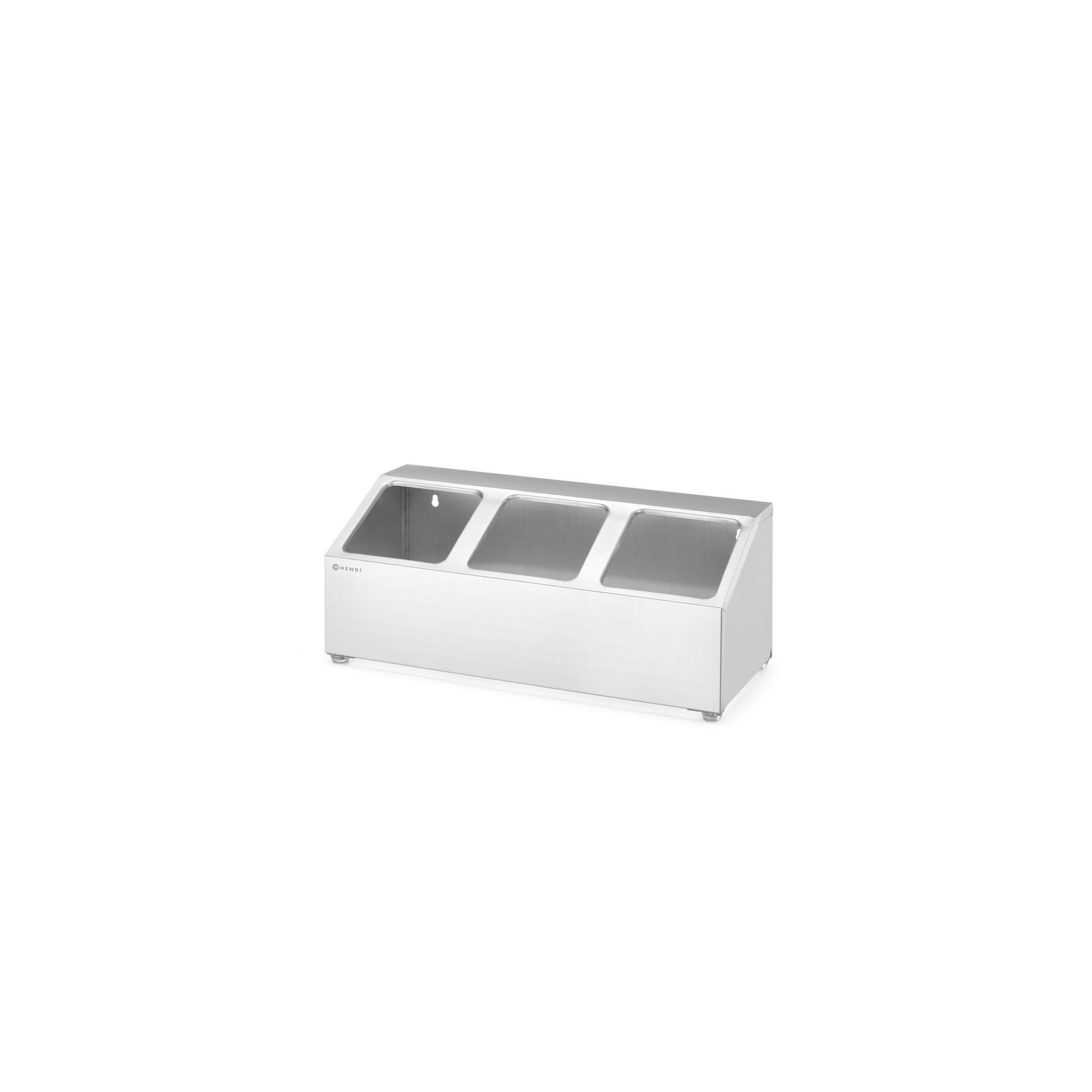 Halterung für Gastronorm-Behälter, 3 Fächer, 512x245x(H)215mm Halterung für Gastronorm-Behälter, 3 Fächer, 512x245x(H)215mm