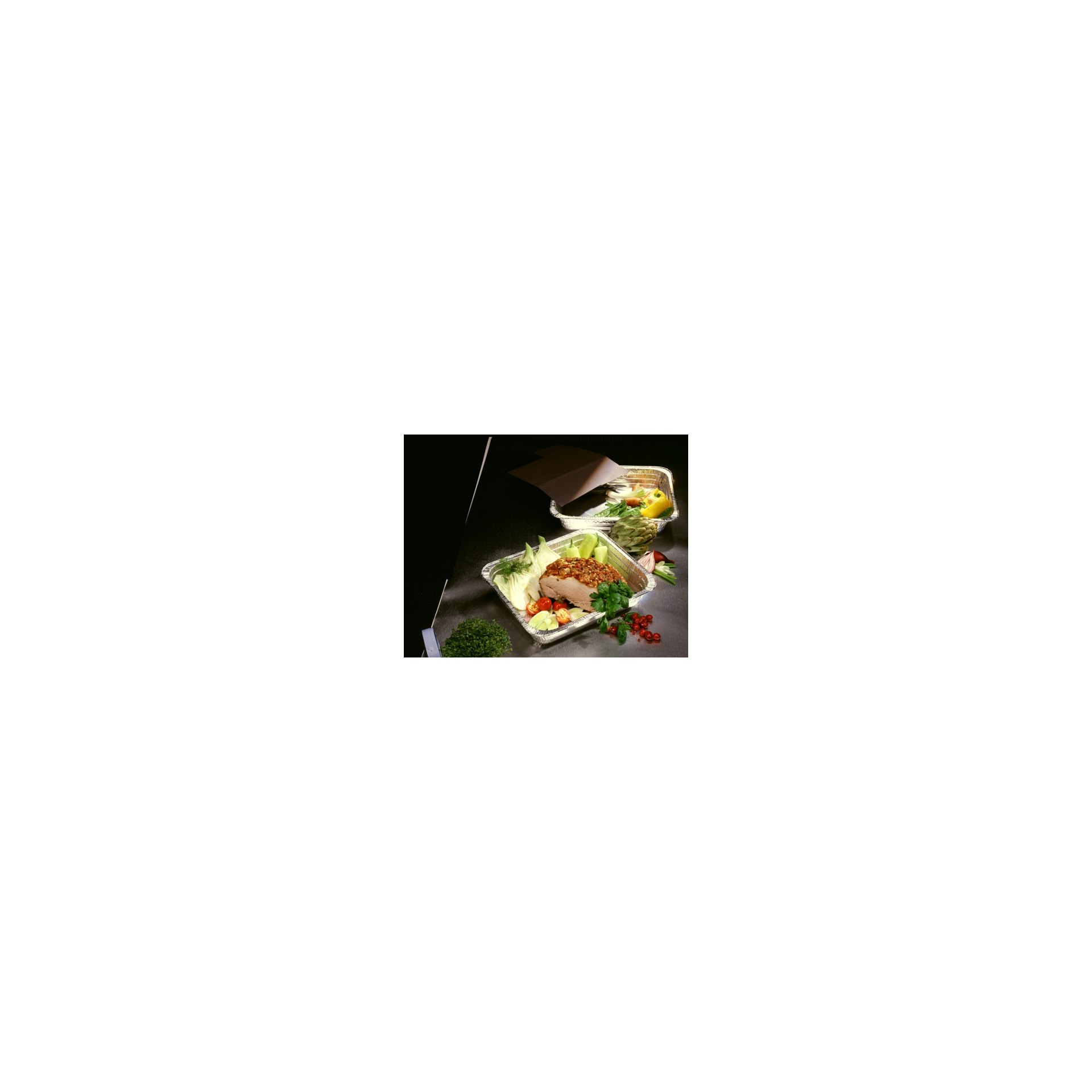 Gastronorm-Behälter, Alu eckig 8,5 l 8 cm x 32,6 cm x 52,7 cm 1/1