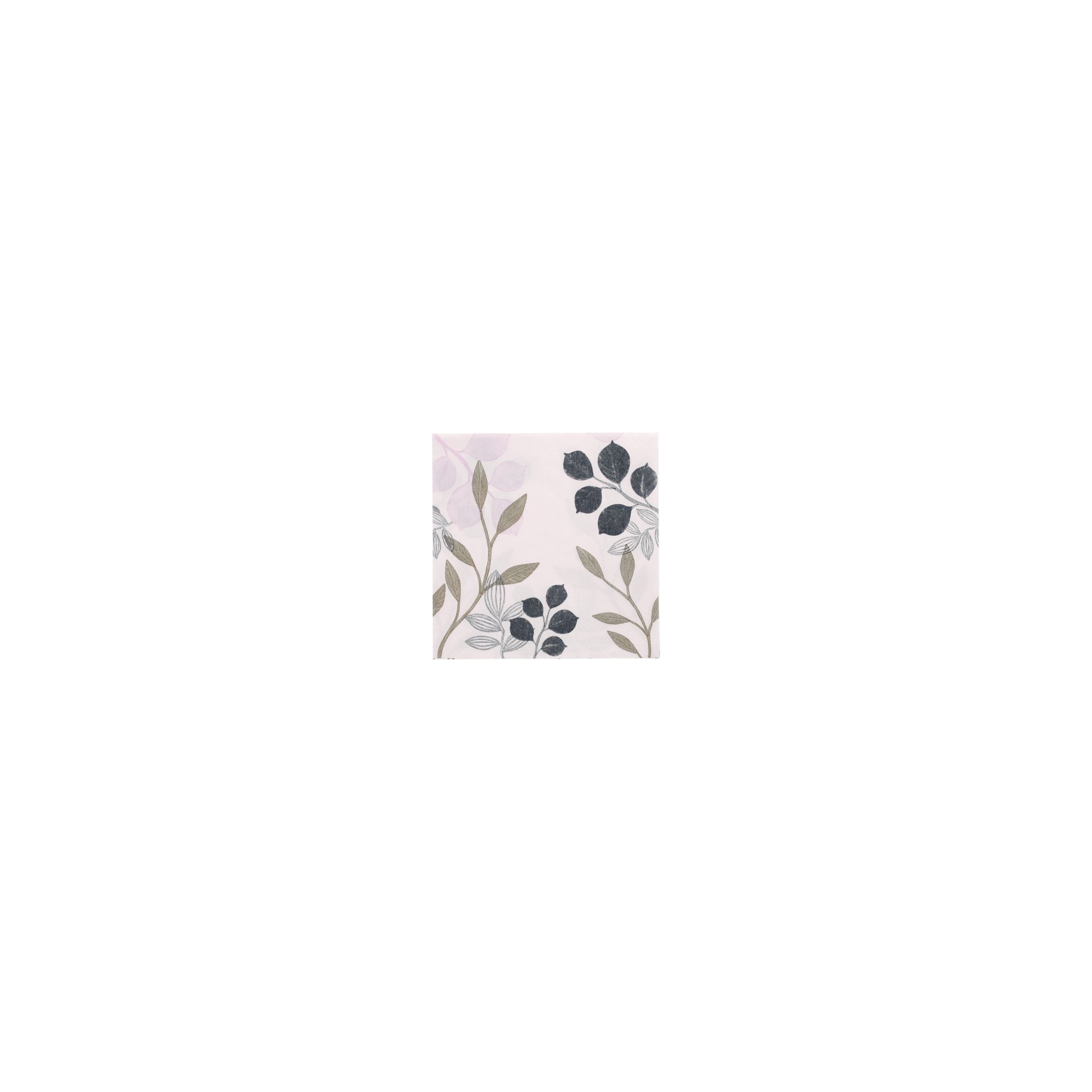 Servietten, 3-lagig 1/4-Falz 33 cm x 33 cm "Leafs"