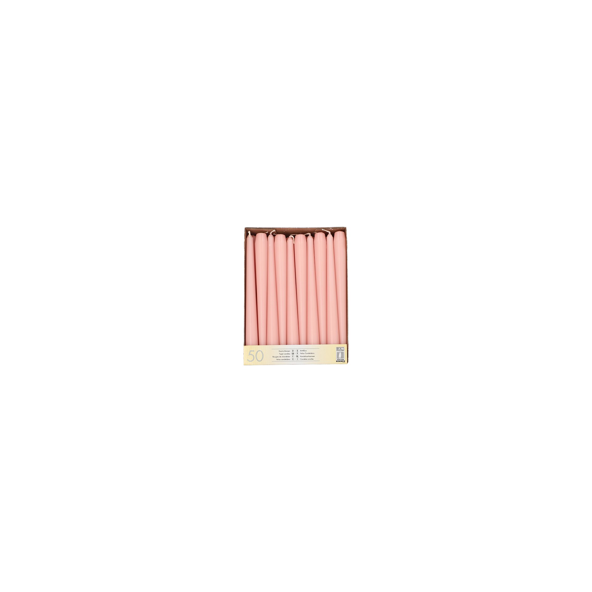 Leuchterkerzen Ø 2,2 cm · 25 cm peach Leuchterkerzen Ø 2,2 cm · 25 cm peach