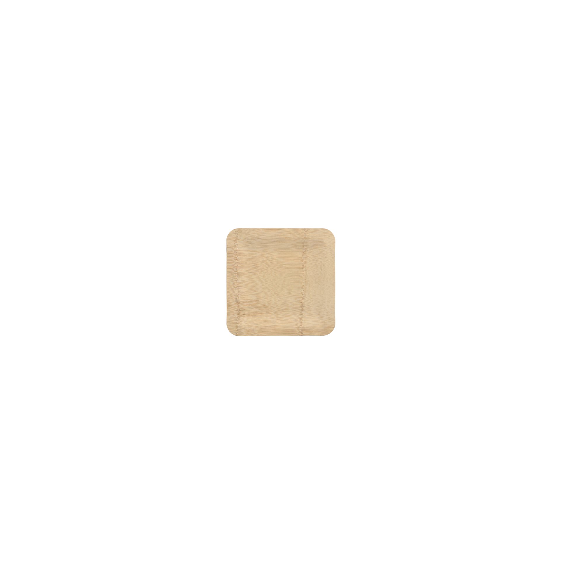 Teller, Bambus "pure" eckig 1,5 cm x 25,5 cm x 25,5 cm