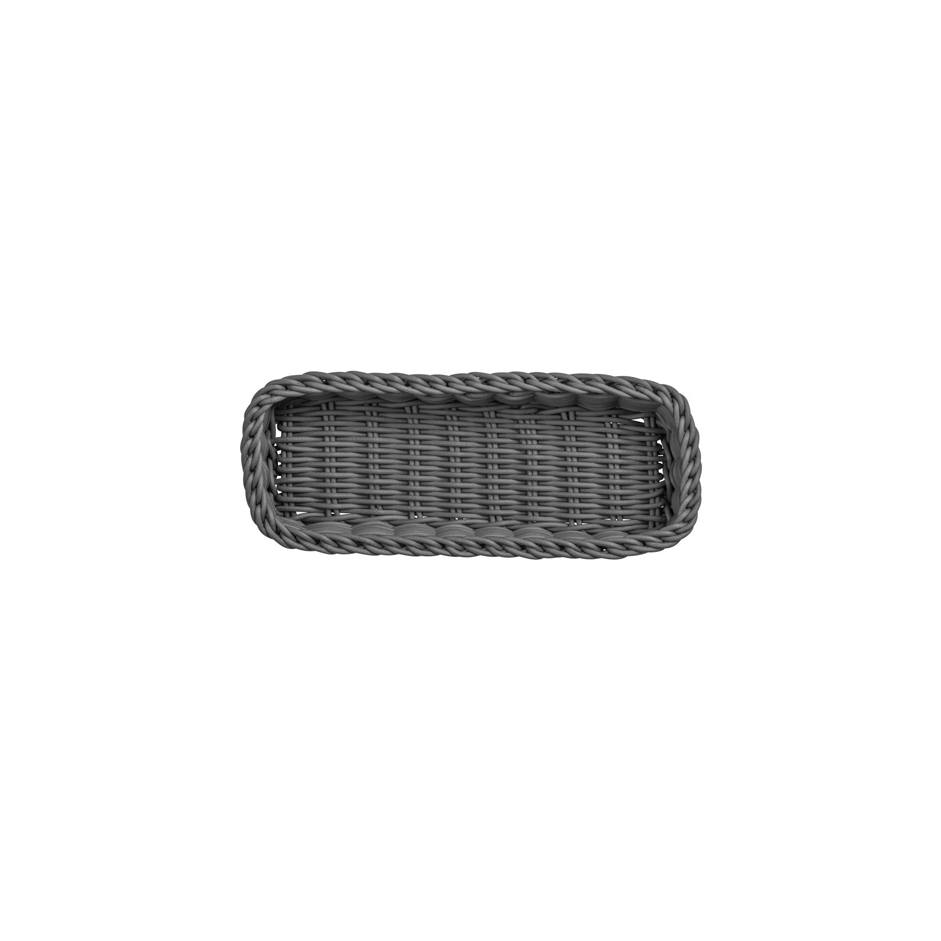 Besteckkorb 27 x 10 x 5 cm, grau Besteckkorb 27 x 10 x 5 cm, grau