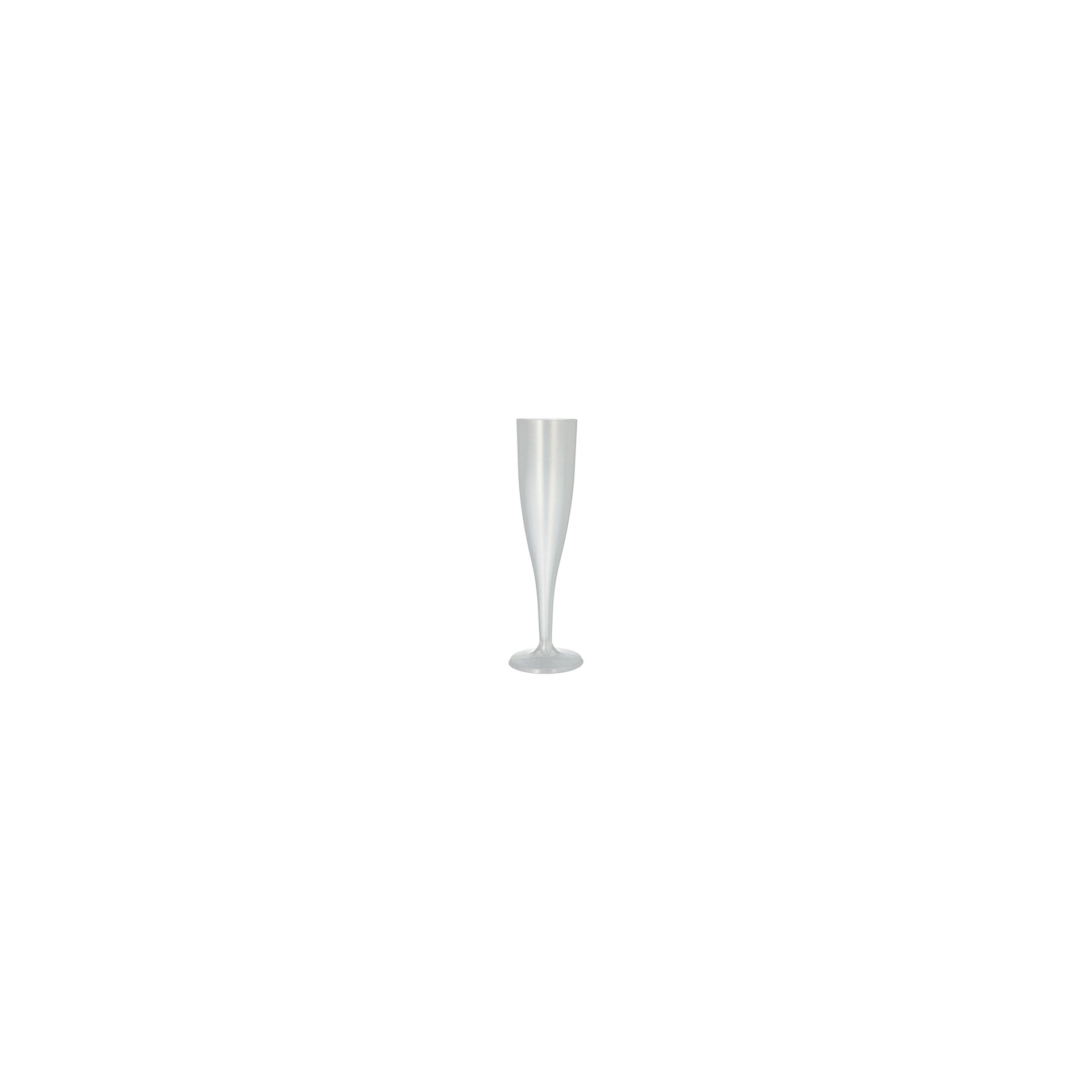 Mehrweg-Stiel-Gläser für Sekt PP 0,1 l Ø 4,8 cm · 20,1 cm einteilig
