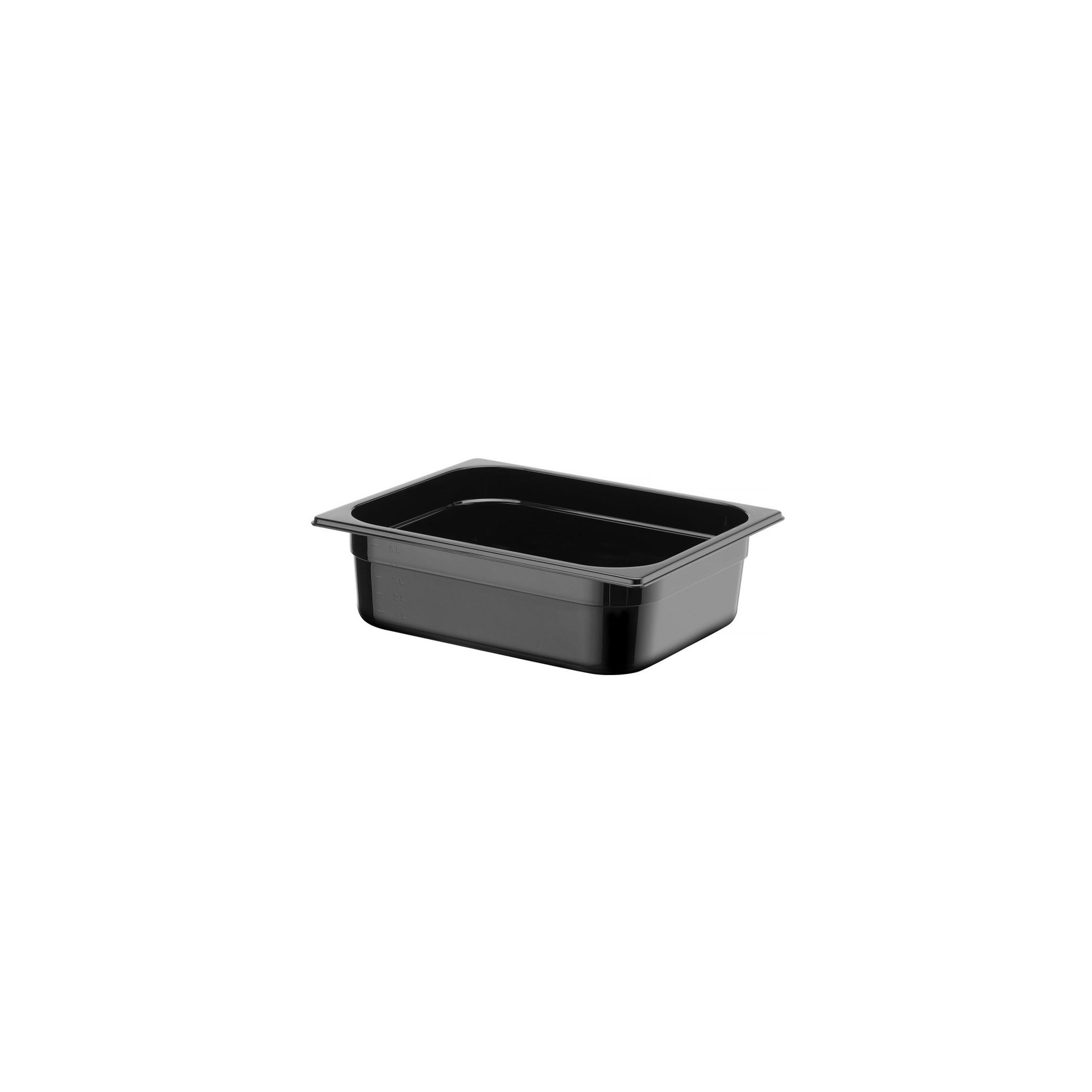 Gastronorm-Behälter 1/2, Profi Line, GN 1/2, 6,5L, Schwarz, 325x265x(H)100mm