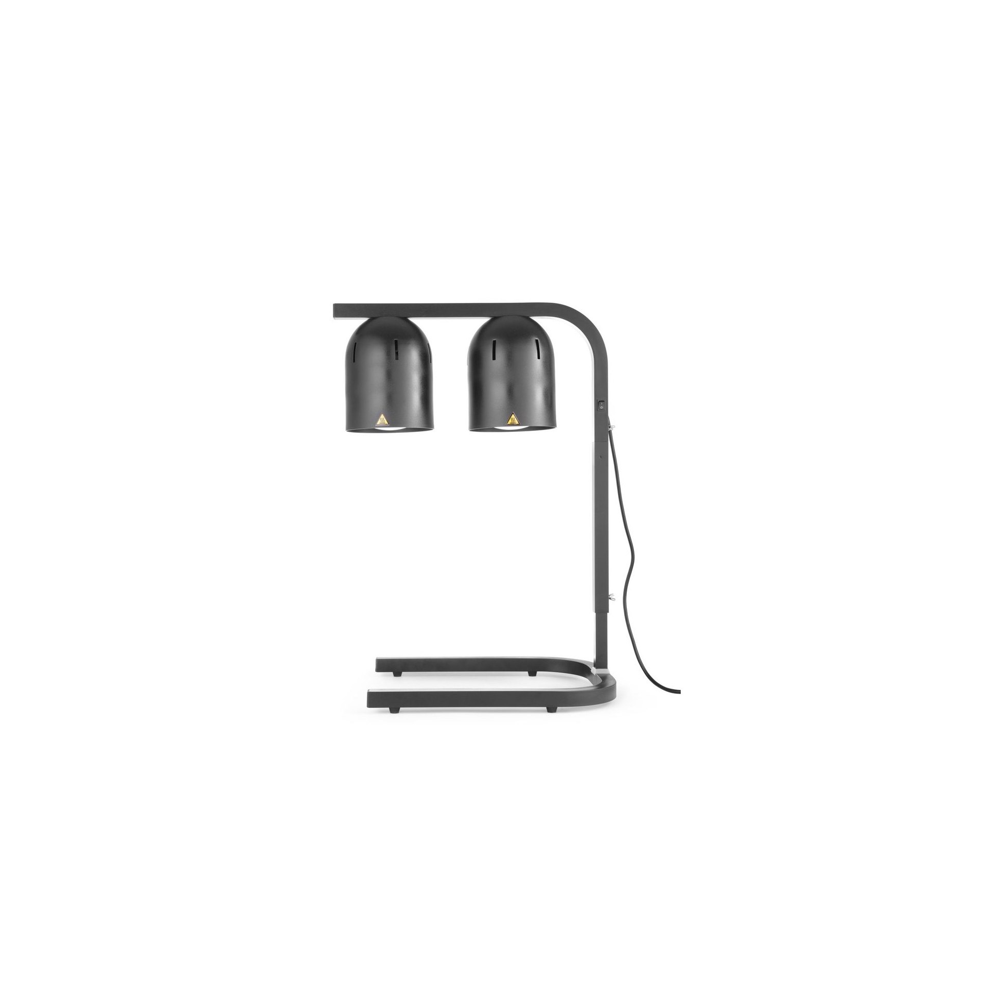 Wärmebrücke mit 2 Infrarotlampen, Schwarz, 230V/250W, 453x360x(H)790mm Wärmebrücke mit 2 Infrarotlampen, Schwarz, 230V/250W, 453x360x(H)790mm