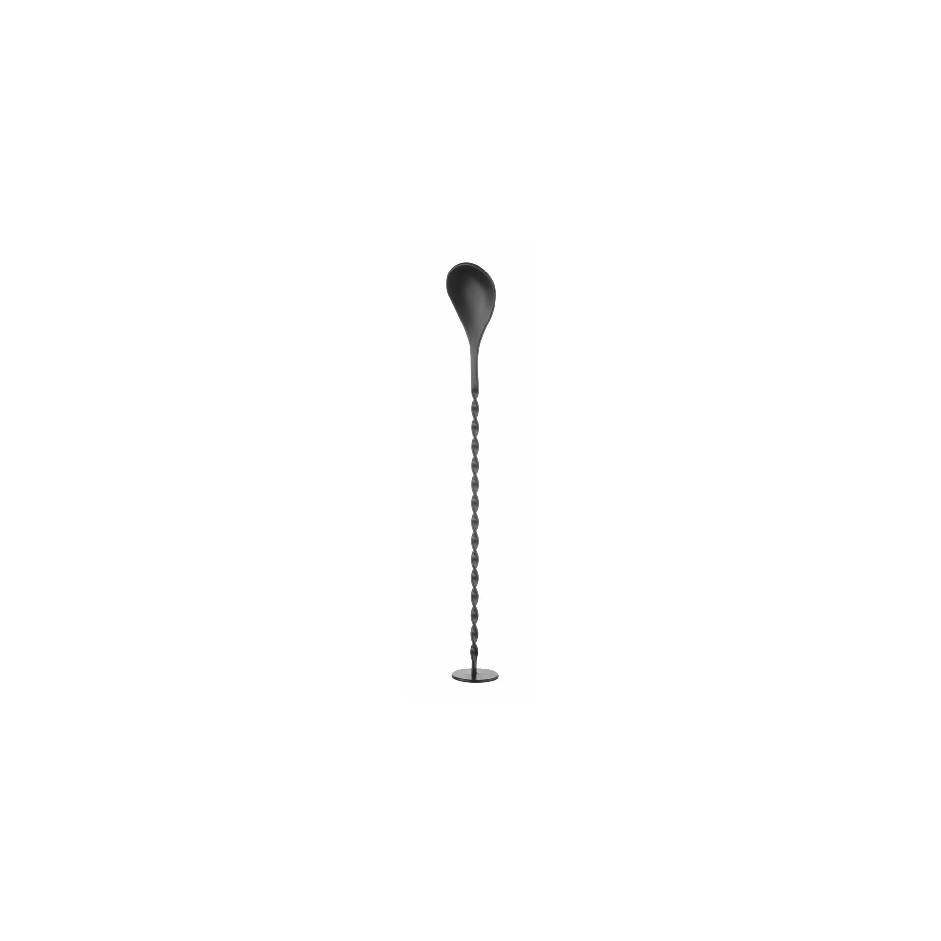 Barlöffel mit Stößel, BarUp, Schwarz, 280x35mm Barlöffel mit Stößel, BarUp, Schwarz, 280x35mm