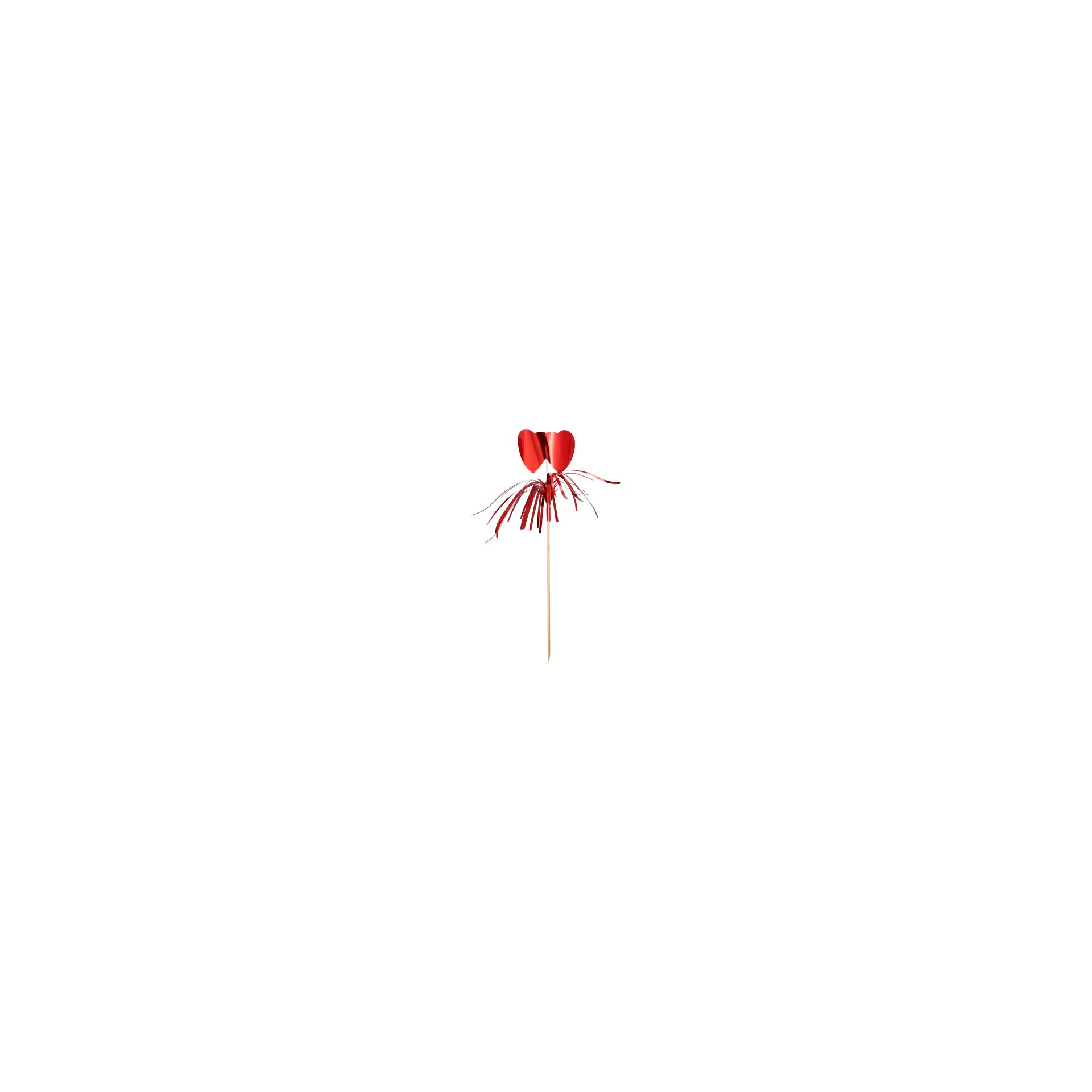 Deko-Picker 22 cm rot "Amore" Deko-Picker 22 cm rot "Amore"