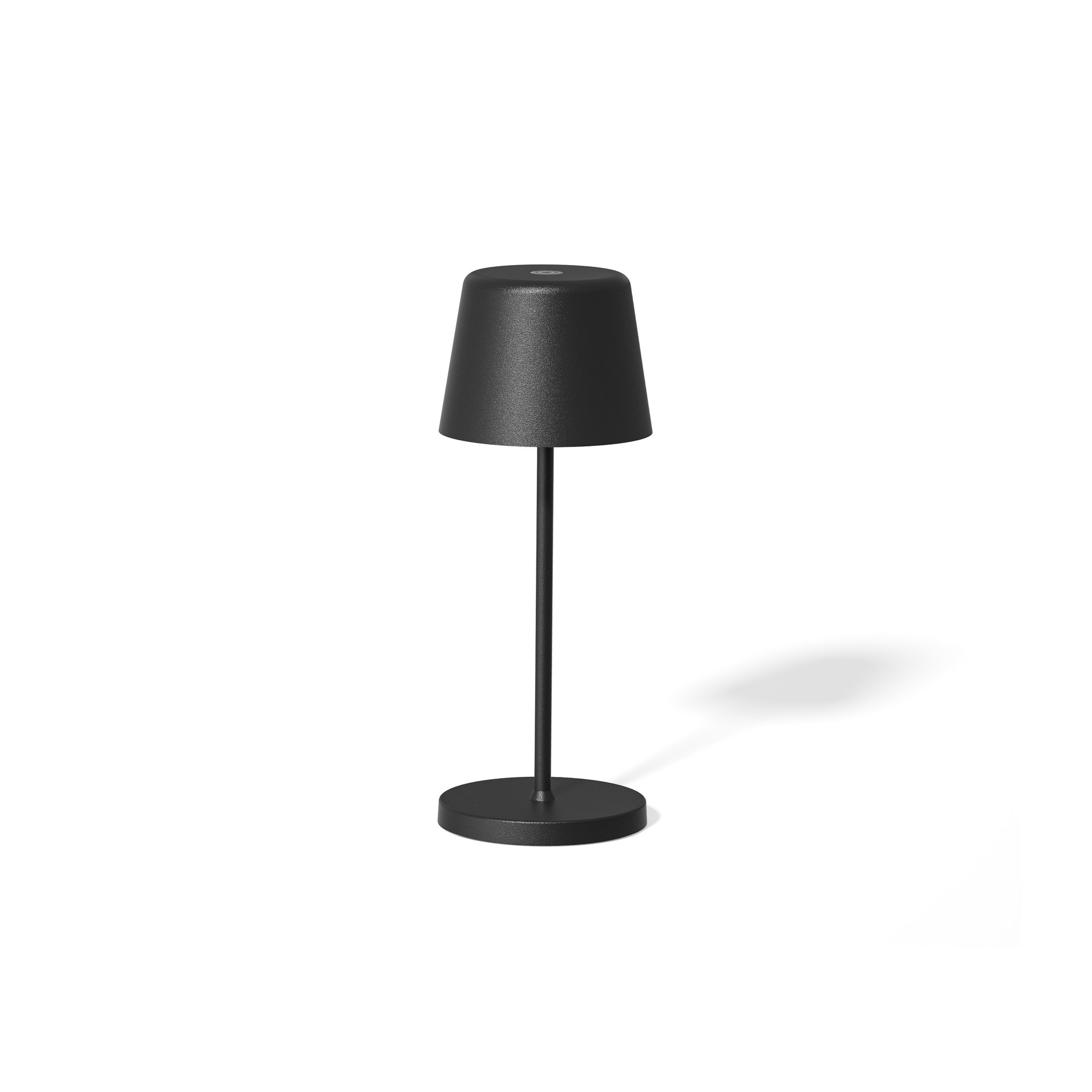 LED Tischleuchte YUYU ALEX, Höhe 20,8 cm, Ø 7,6 cm, schwarz matt