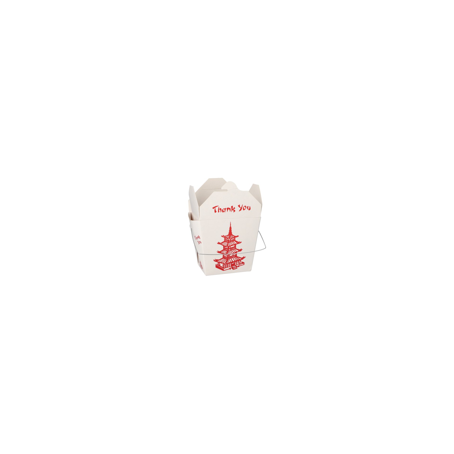 Snackboxen mit Henkel "ASIA" eckig 950 ml 10,9 cm x 8,9 cm x 6,8 cm "Temple"