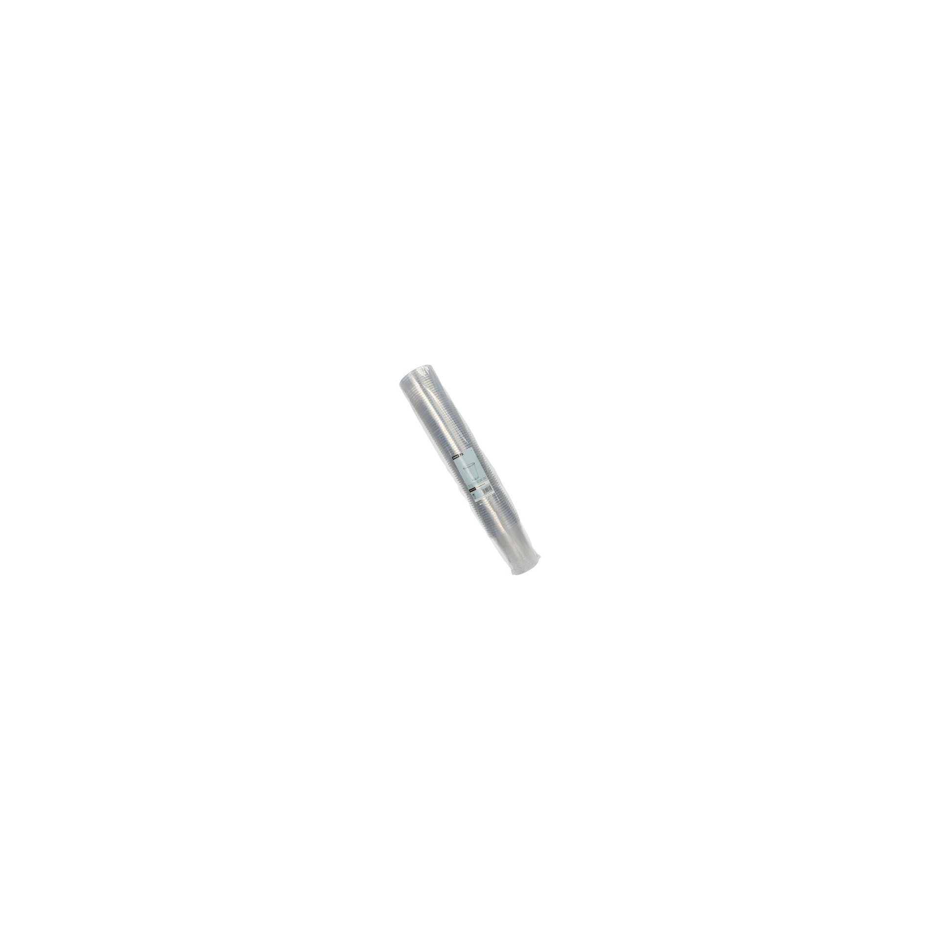 Trinkbecher, PS 0,4 l Ø 9,5 cm · 12 cm klar mit Schaumrand